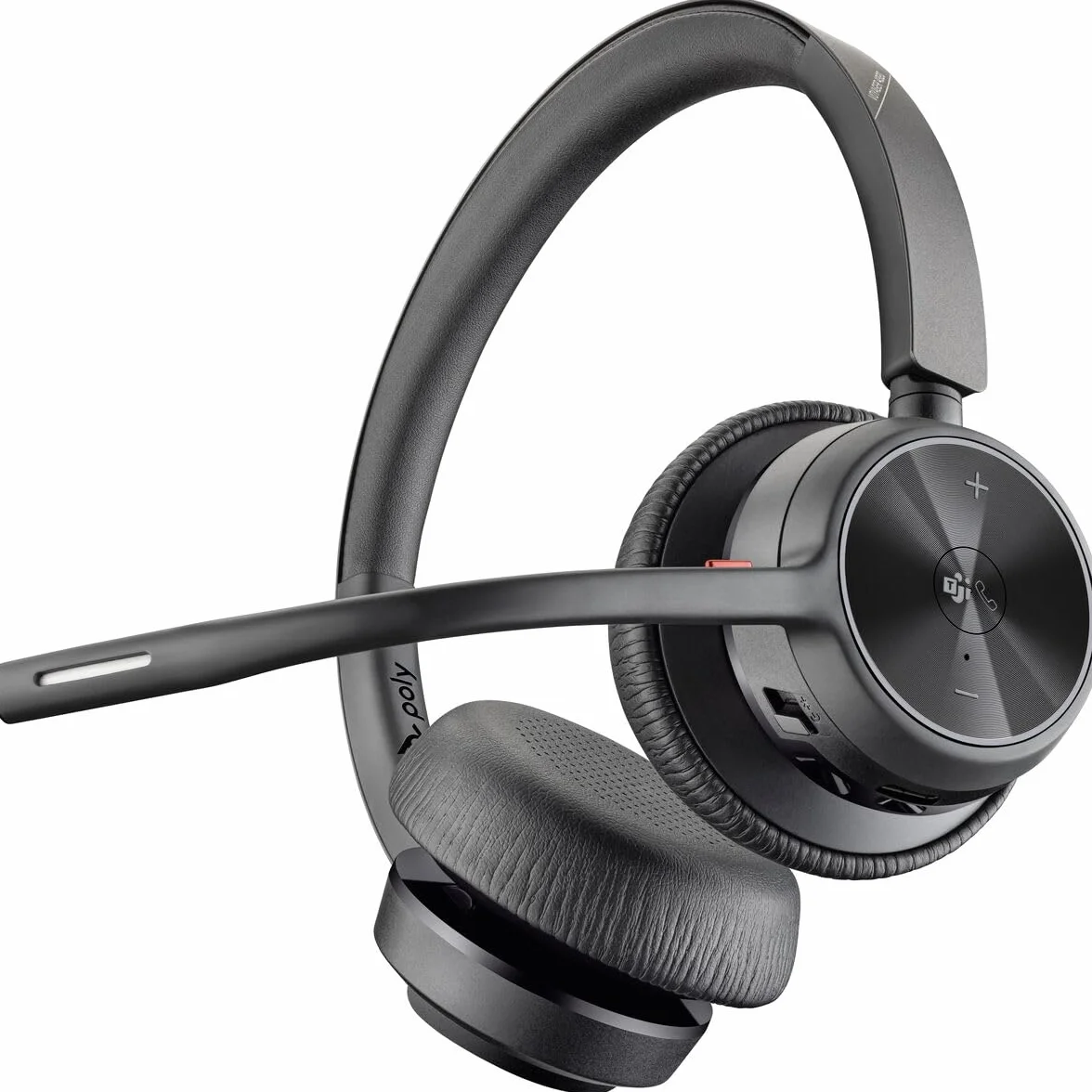 HP Poly Poly Voyager 4300 UC Series 4320 - F?r Microsoft Teams - Headset - On-Ear - Bluetooth - kabellos - USB-C - Ger?uschisolierung - Zertifiziert f?r Microsoft Teams (218478-02)