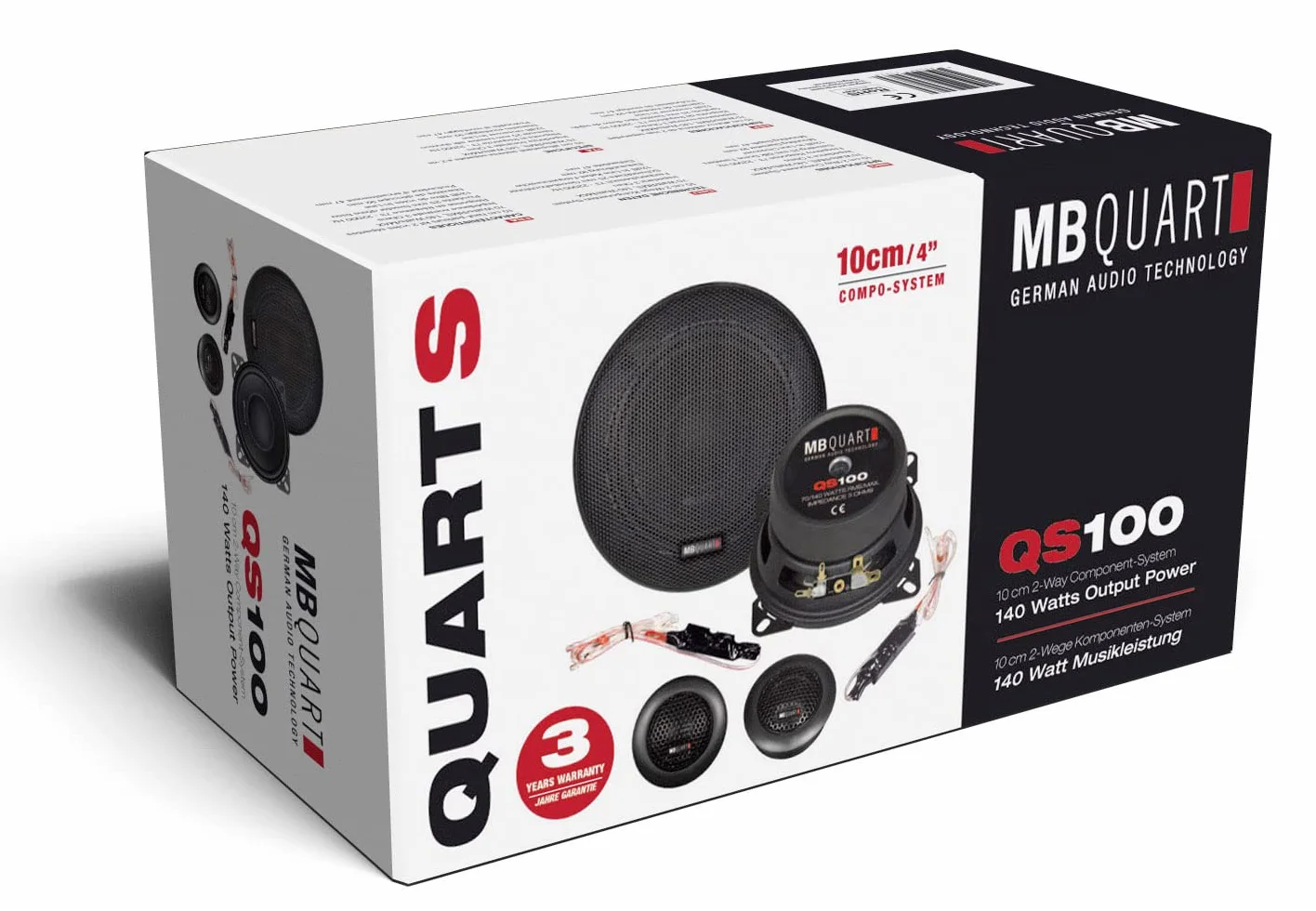 MB QUART QS-100 Zestaw komponentów 10 cm