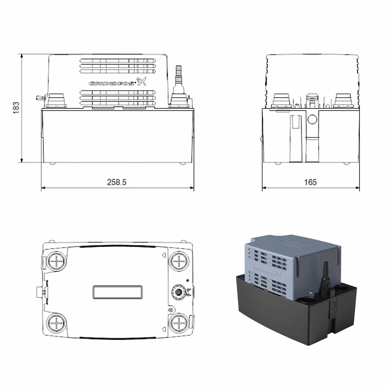 Grundfos Conlift Pompa Kondensatu