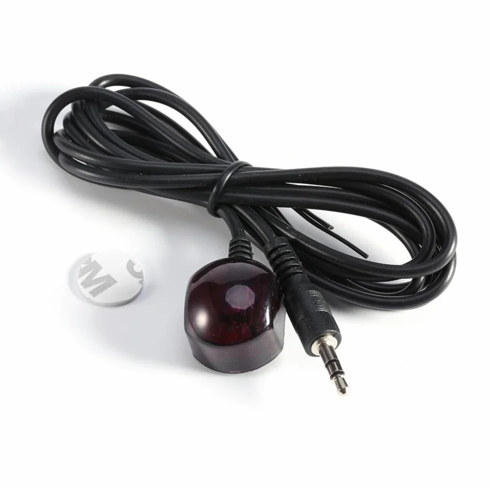Kabel 3,5 mm Nadajnik podczerwieni IR Przedłużacz odbiornika zdalnego sterowania, 38 kHz 1,5 m