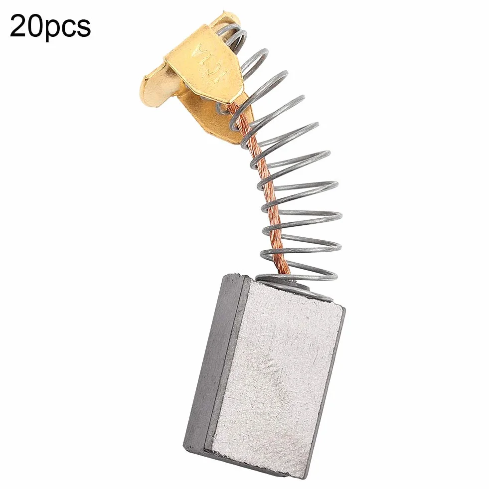 20 sztuk szczotek węglowych 6mm x 10mm x 15mm do silników elektrycznych ogólnego zastosowania