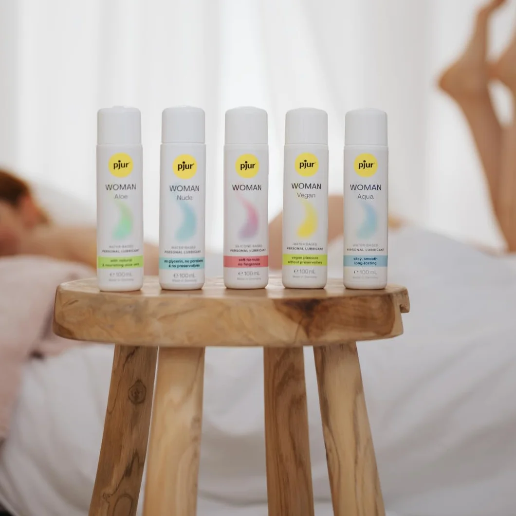 pjur WOMAN Aloe - lubrykant hydrożelowy z aloesem - dla wrażliwej skóry kobiet - więcej przyjemności i pielęgnacji podczas seksu (100ml)