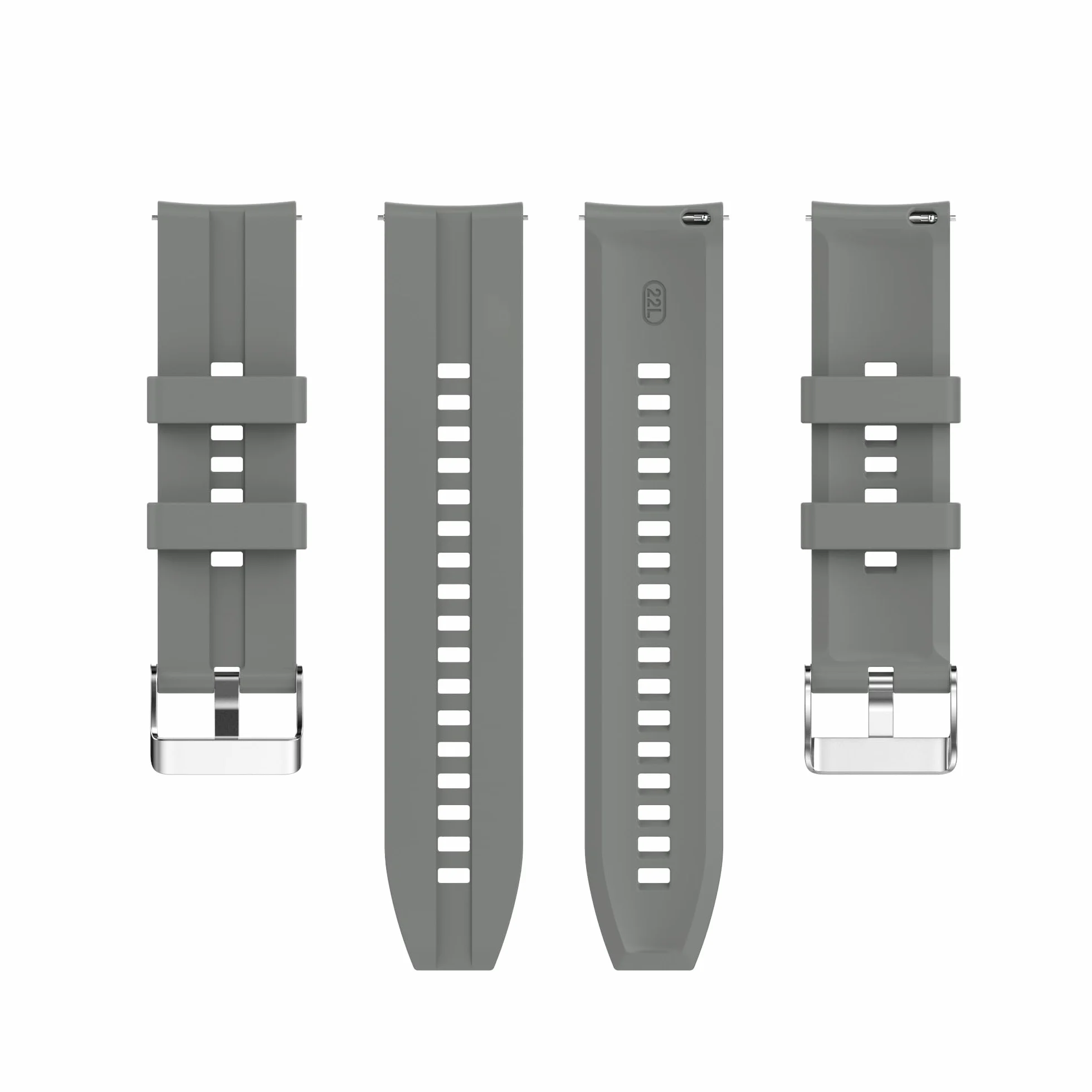 INF Pasek kompatybilny z Garmin/Huawei/Samsung Galaxy Watch/Gauchi COROS 22 mm, pasek do zegarka dla mężczyzn i kobiet, sportowy silikonowy pasek, 22 mm de large