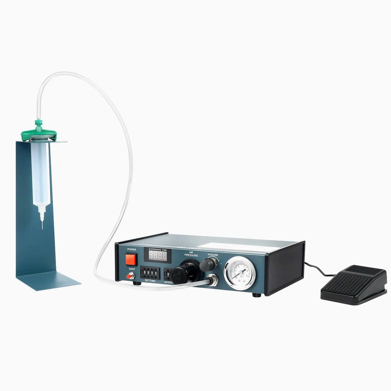 Automatyczny dozownik kleju, zakres ciśnienia 0-100 psi, profesjonalny precyzyjny dozownik, automatyczny czas oddawania 00.01S-99.99S, do past i płynów o płynności