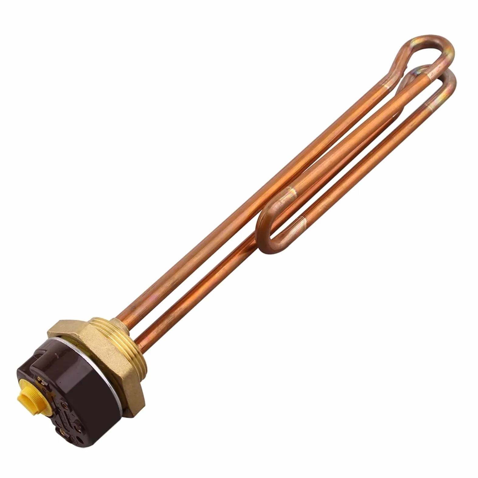 Rezystor do podgrzewacza wody 220 V Miedź Typ U Składana grzałka zanurzeniowa Kontrola temperatury DN32 280 mm 8 1200 W-3000 W(Fold Back 220V 3000W)