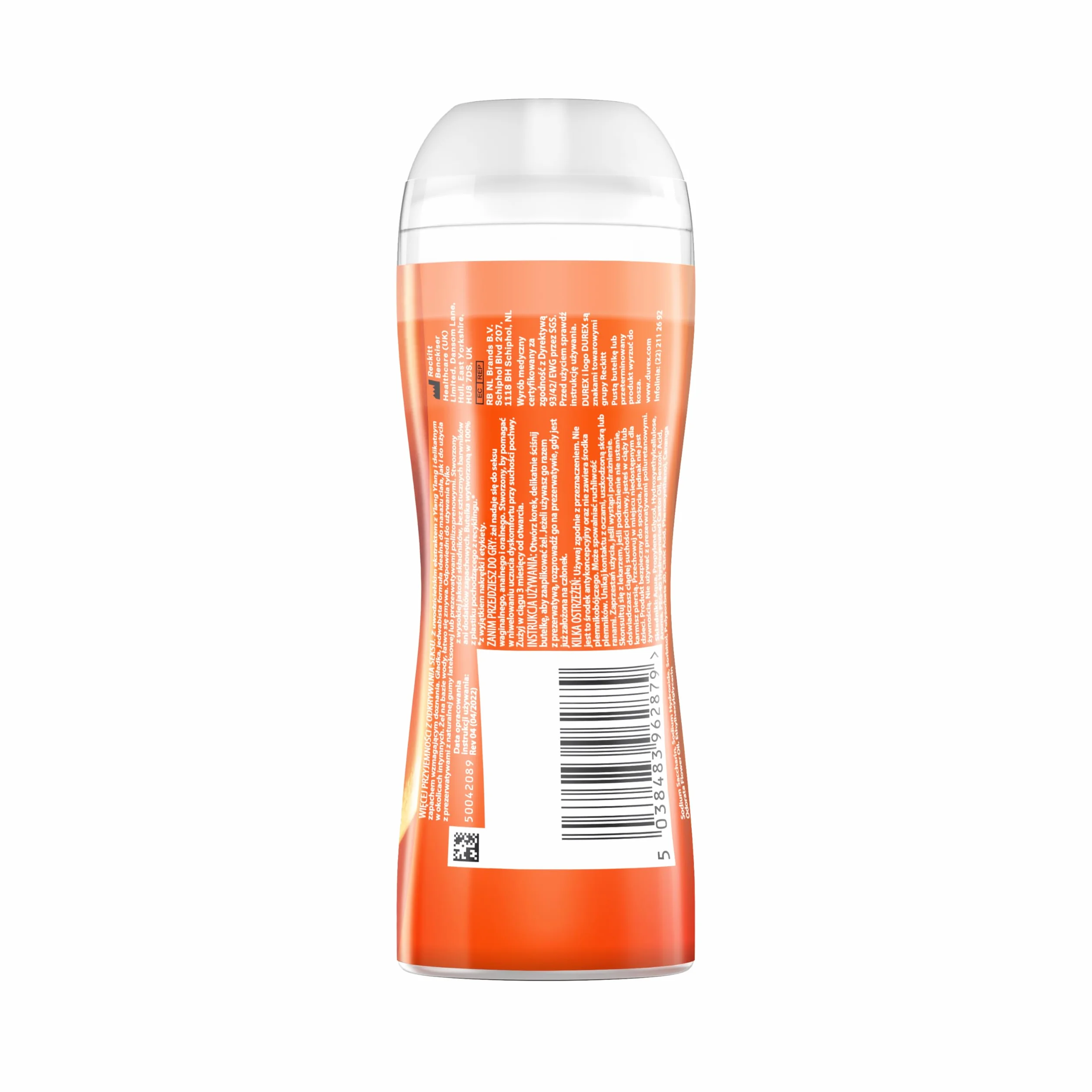 Durex 2w1 Ylang Ylang Żel intymny i do masażu pobudzający zmysły 200 ml