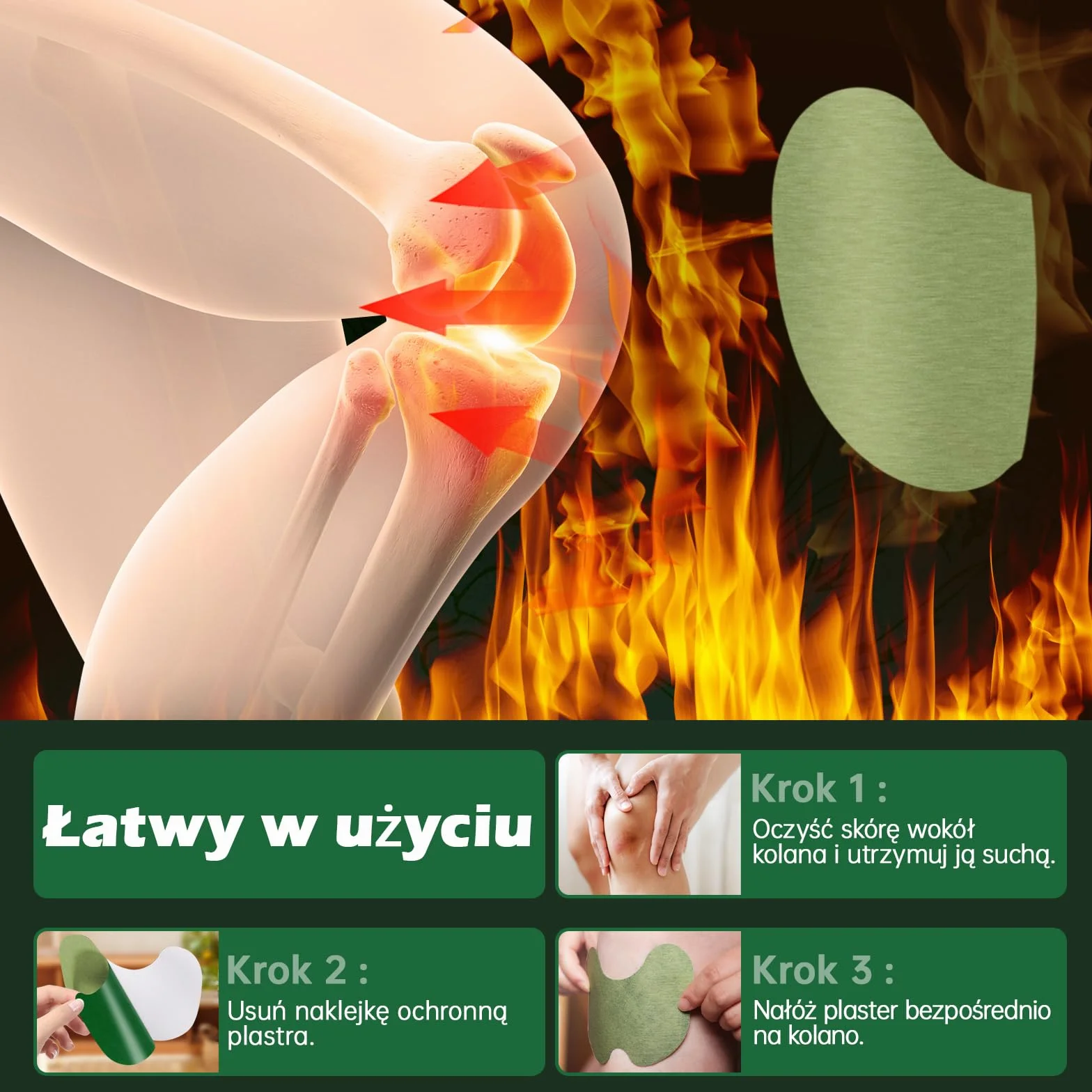 plastry łagodzące ból na kolana, 20 Szt plastry łagodzące ból, plastry na kolana piołunu na kolana, plecy, szyję, stany zapalne ramion i bolesność mięśni