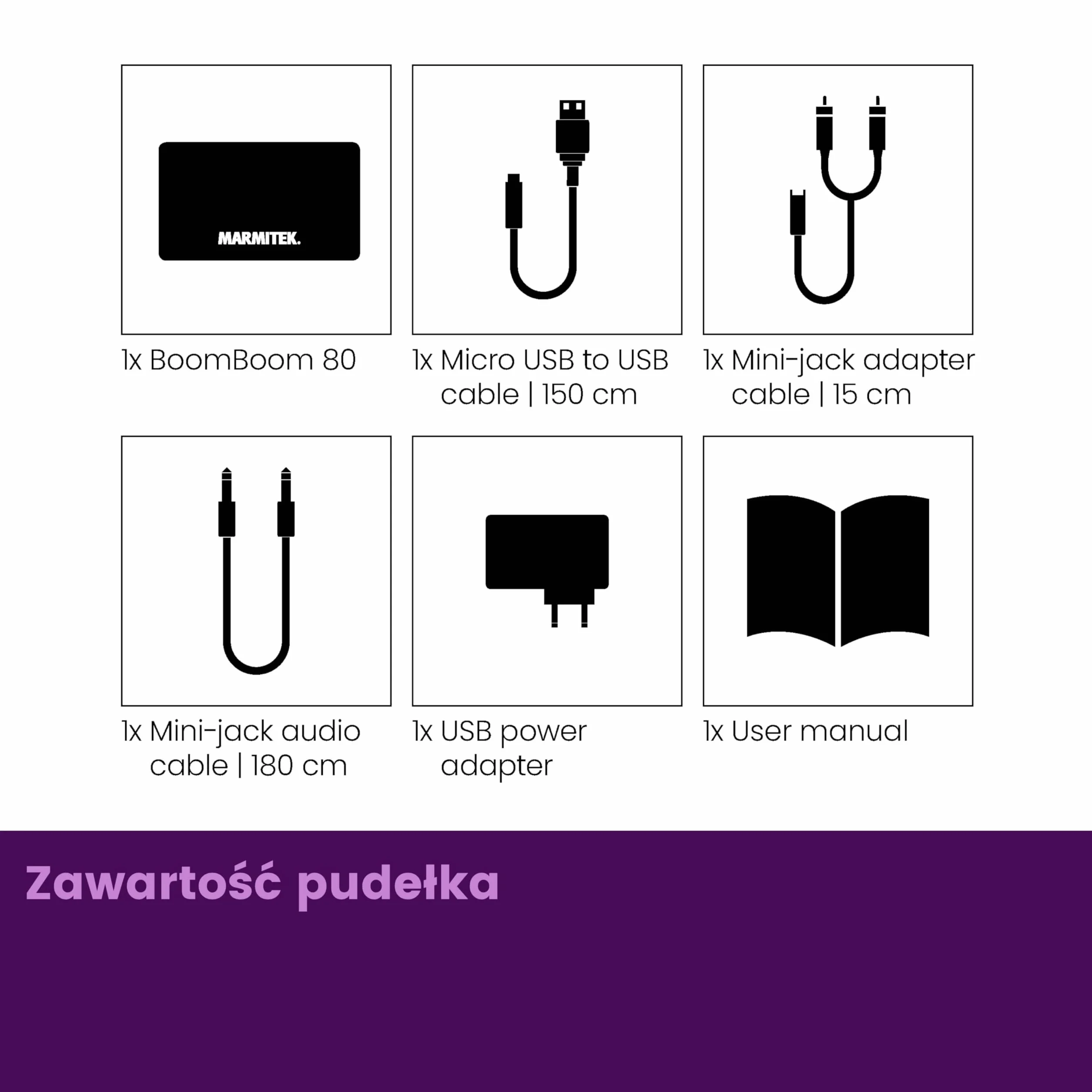 Marmitek BoomBoom 80 Odbiornik Bluetooth Bezprzewodowy Adapter Audio NFC