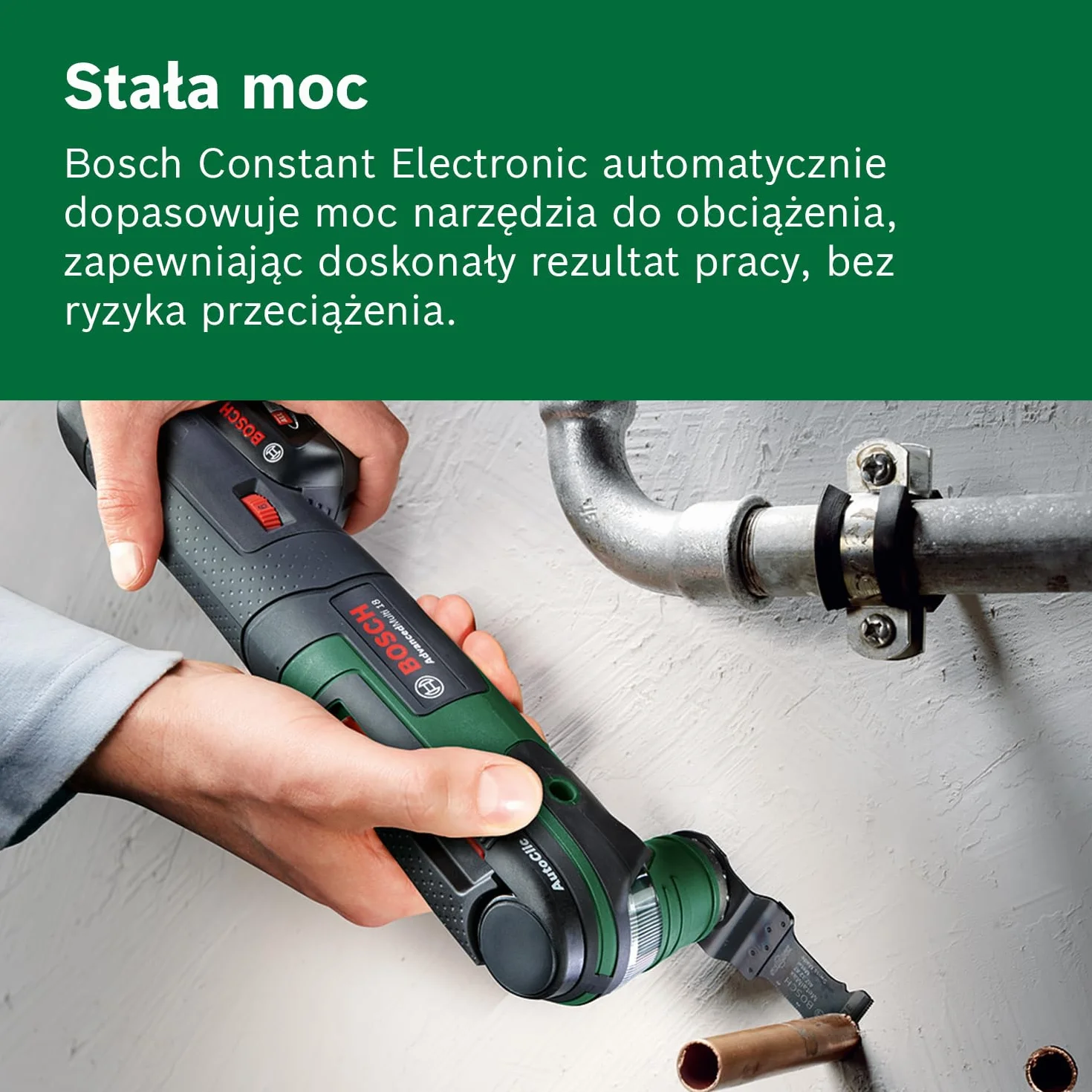 Bosch Home and Garden Akumulatorowe narzędzie wielofunkcyjne AdvancedMulti 18 Bosch Home and Garden (1 akumulator, system 18 V, w walizce)