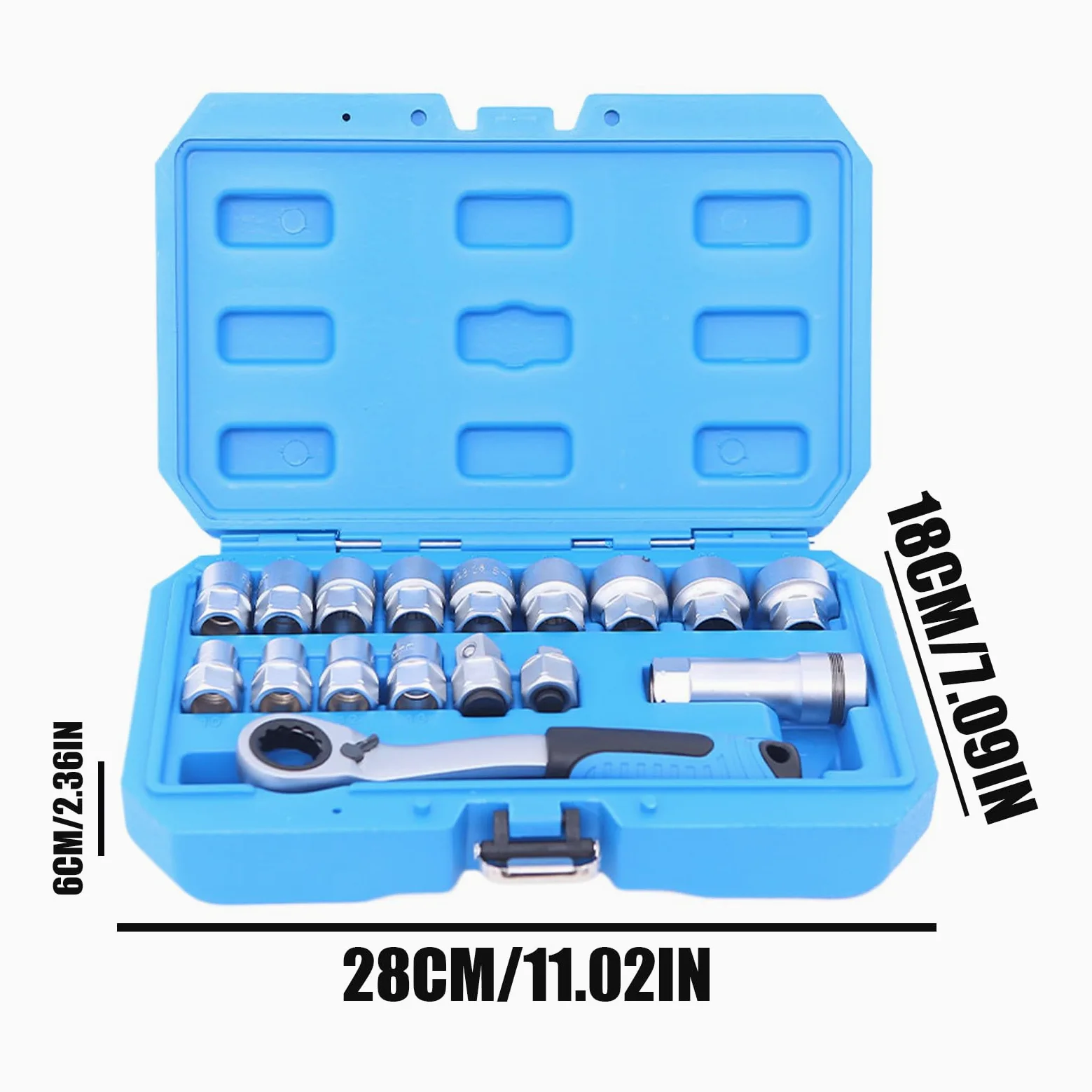 Zestaw Screwdriver Ratchet, regulowana funkcja Torque, przenośne narzędzie ręczne do łatwych nastawień, ergonomiczny design, sprzęt warsztatowy mechaniczny, idealny do montażu pojazdów i konserwacji