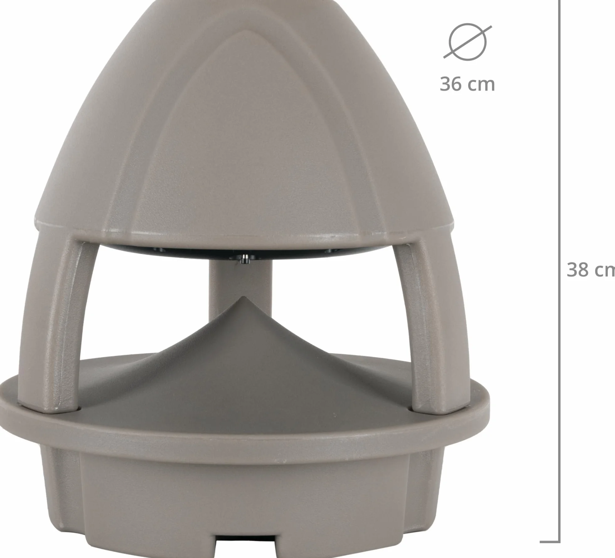 McGrey WPL-660GY BT 360° Głośnik zewnętrzny IP56 wodoodporny szary
