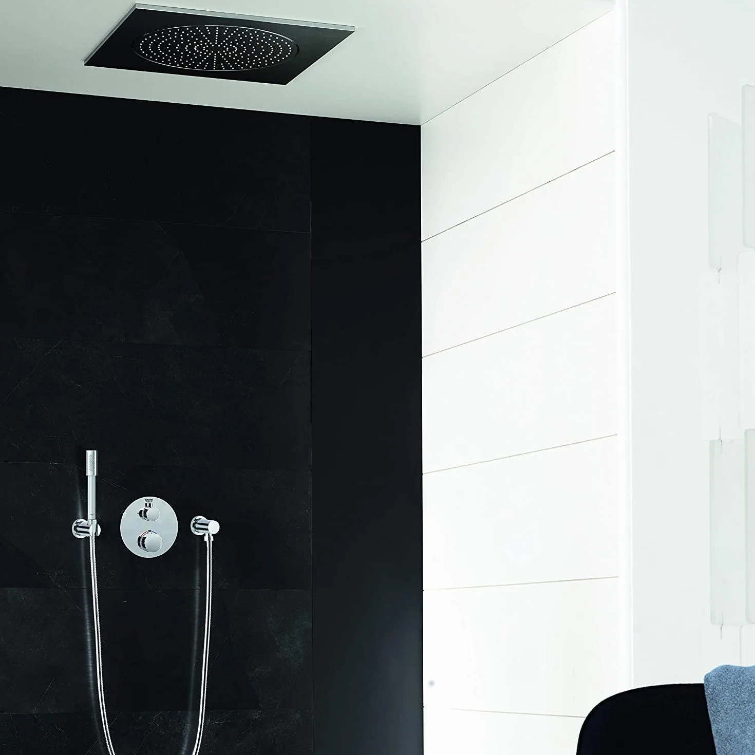 GROHE 24075000 Termostatyczna bateria prysznicowa - Chrom, 24076000