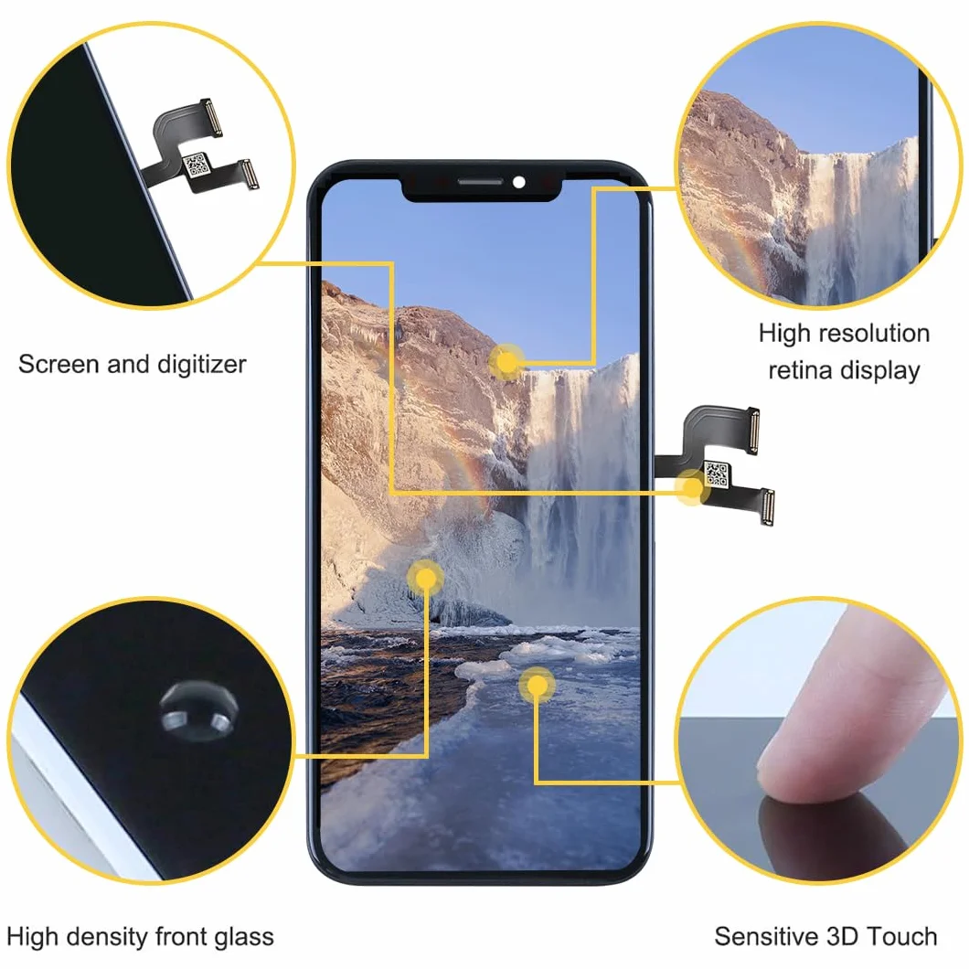 Bokman Ekran do iPhone XS 5,4" FHD LCD Face ID Dotykowy