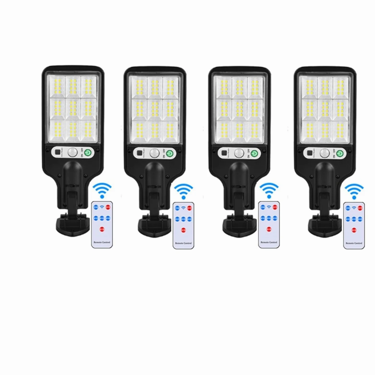 Zewnętrzna lampa solarna, LED Solar Street Lights Outdoor 3 Mode Wodoodporny czujnik ruchu Oświetlenie bezpieczeństwa do ogrodu Patio Path Yard Solar Kinkiet(TYN6165-72-4)