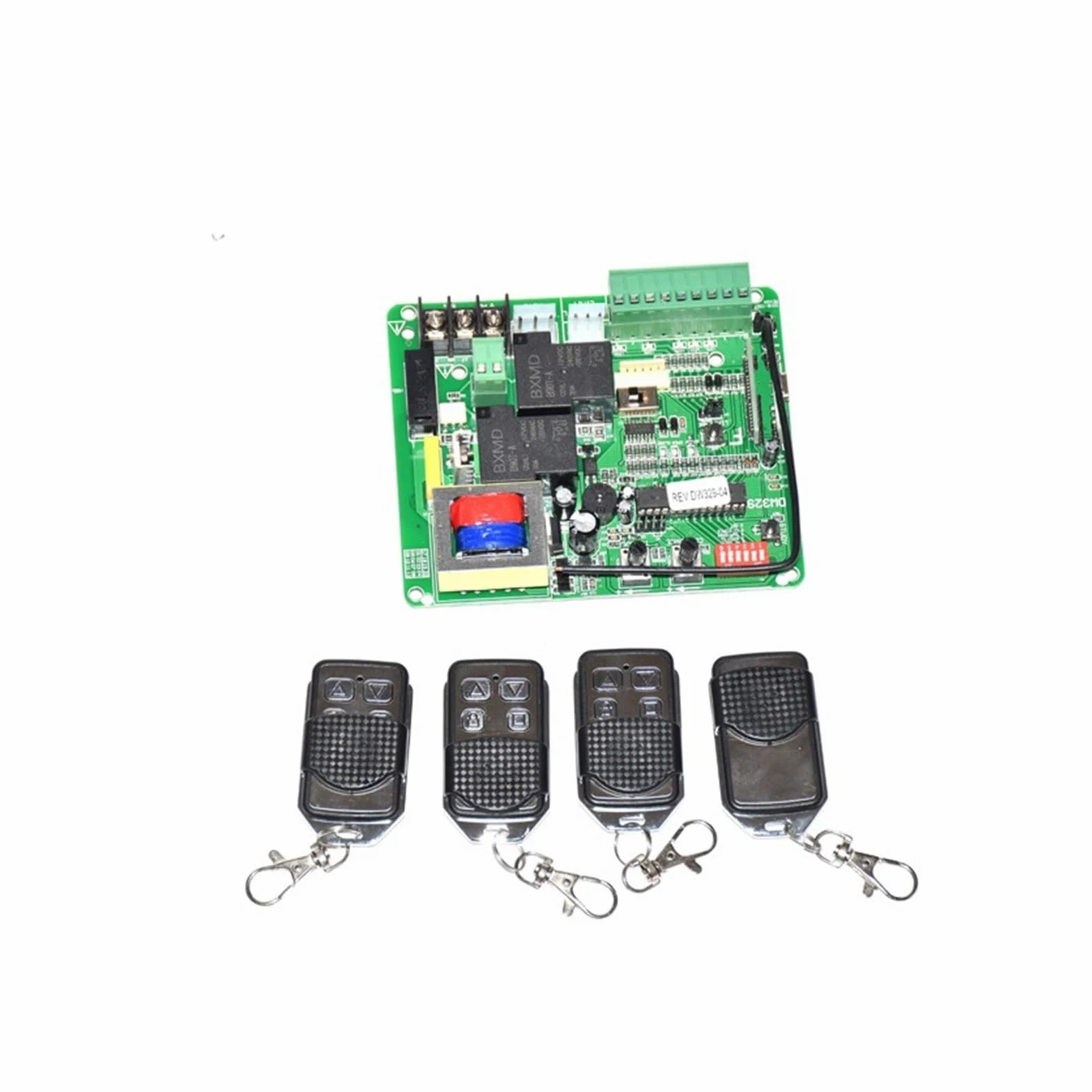 Automatyczne Samozamykacze, 220VAC 370W do 1000W NO otwieracz bramy przesuwnej tablica sterowania silnikiem karta elektroniczna kontroler Pcb z opcjonalnym pilotem(Board 4 remotes)