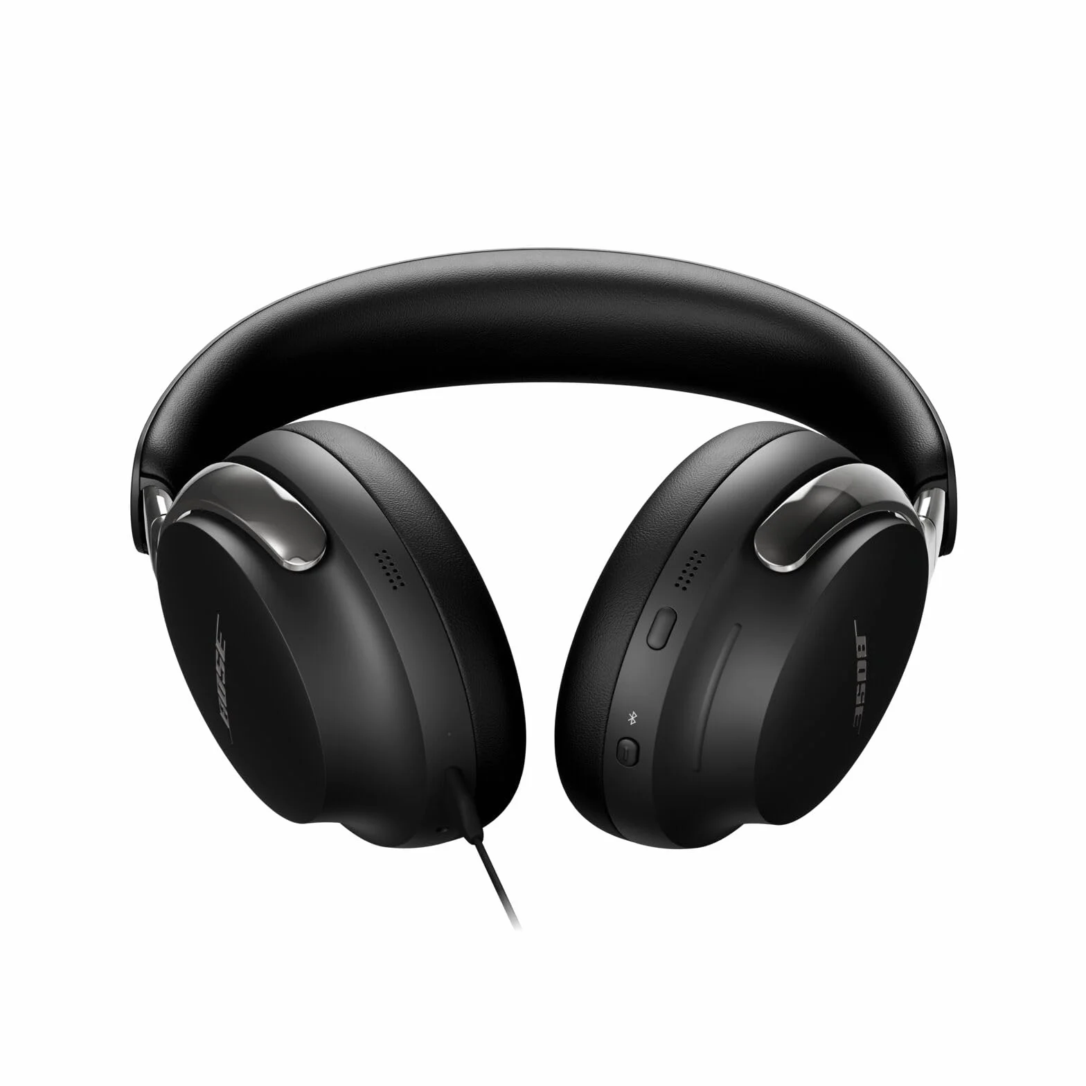 Bose QuietComfort Ultra (2. generacji) słuchawki Bluetooth, słuchawki bezprzewodowe z dźwiękiem przestrzennym, słuchawki nauszne z redukcją szumów z mikrofonem, do 30 godz. odtwarzania, czarny