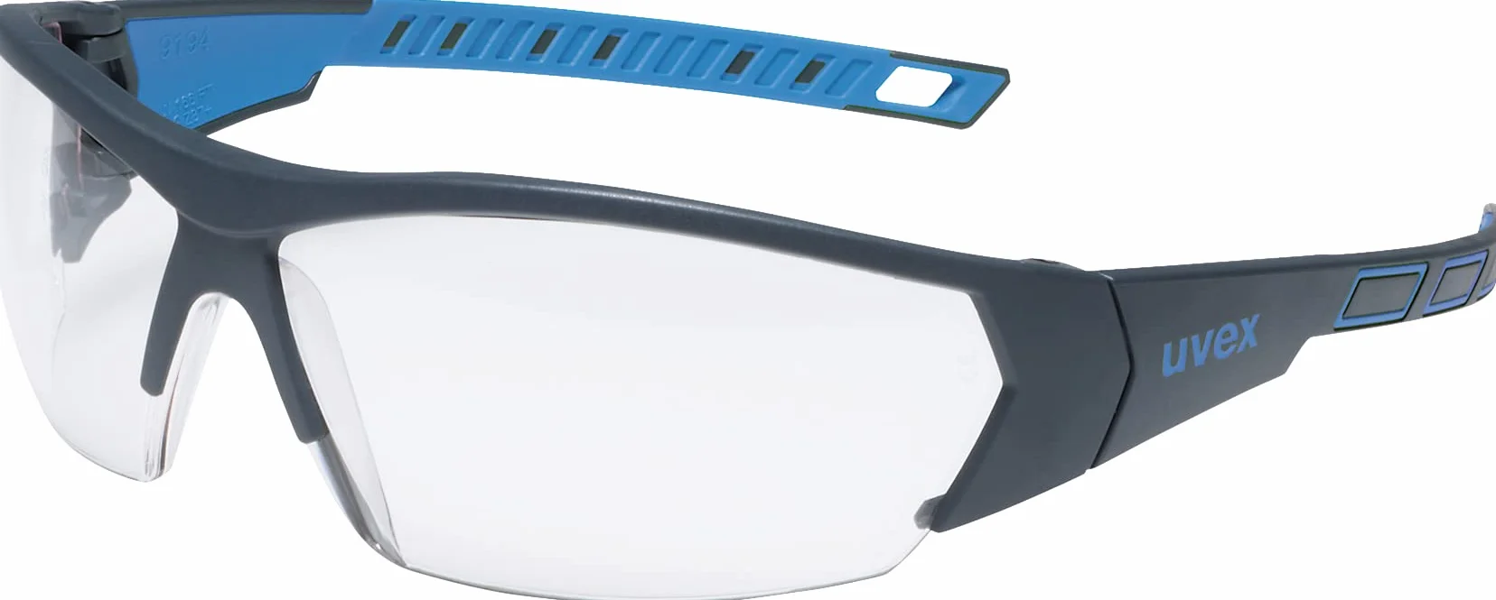 Uvex uvex9194175 i-works okulary ochronne, niebieskie/przezroczyste