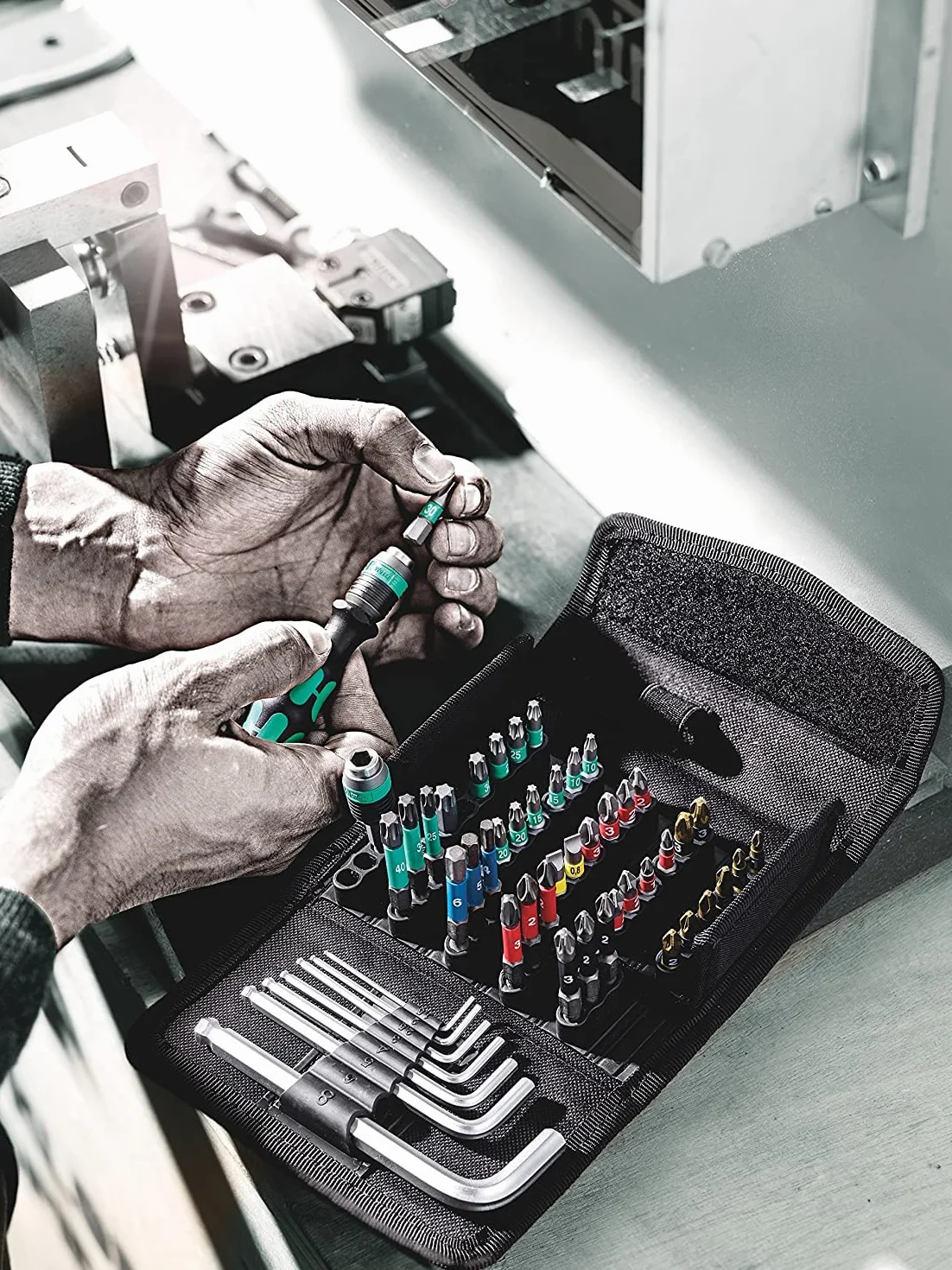 WERA KRAFTFORM Kompakt 100-Puntas Case