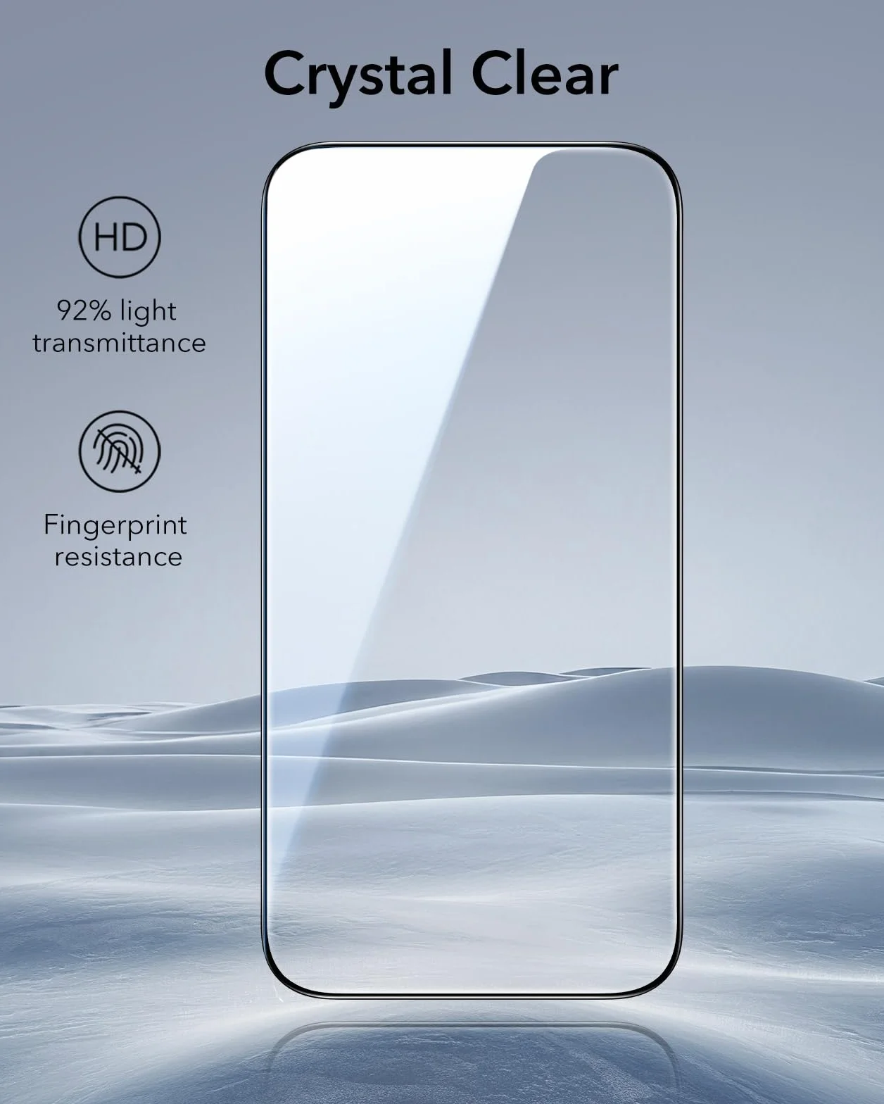 ESR szkło pancerne do iPhone 17 i iPhone 16 Pro 3 sztuki twardość 9H UltraFit