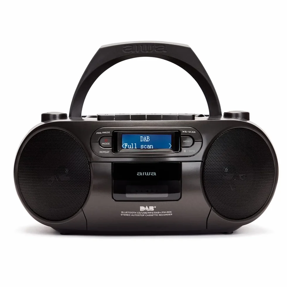 BOOMBOX RADIOODTWARZACZ DAB+, CD/MP3, USB, BT, AUX IN - AIWA BBTC-660DAB/BK