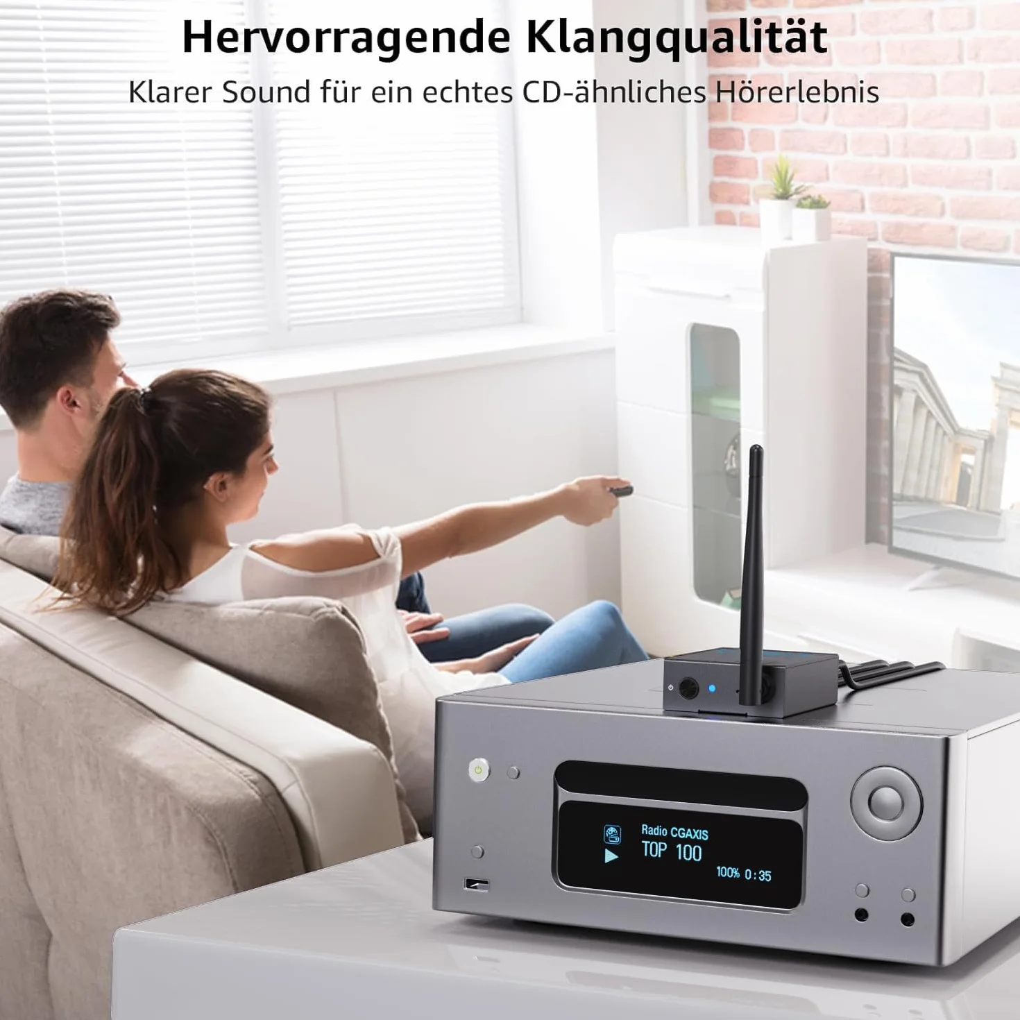 1Mii Bezprzewodowy odbiornik audio 2,4 GHz zestaw transmisji radiowej niska latencja muzyka HiFi do TV/PC optyczny koncentryczny
