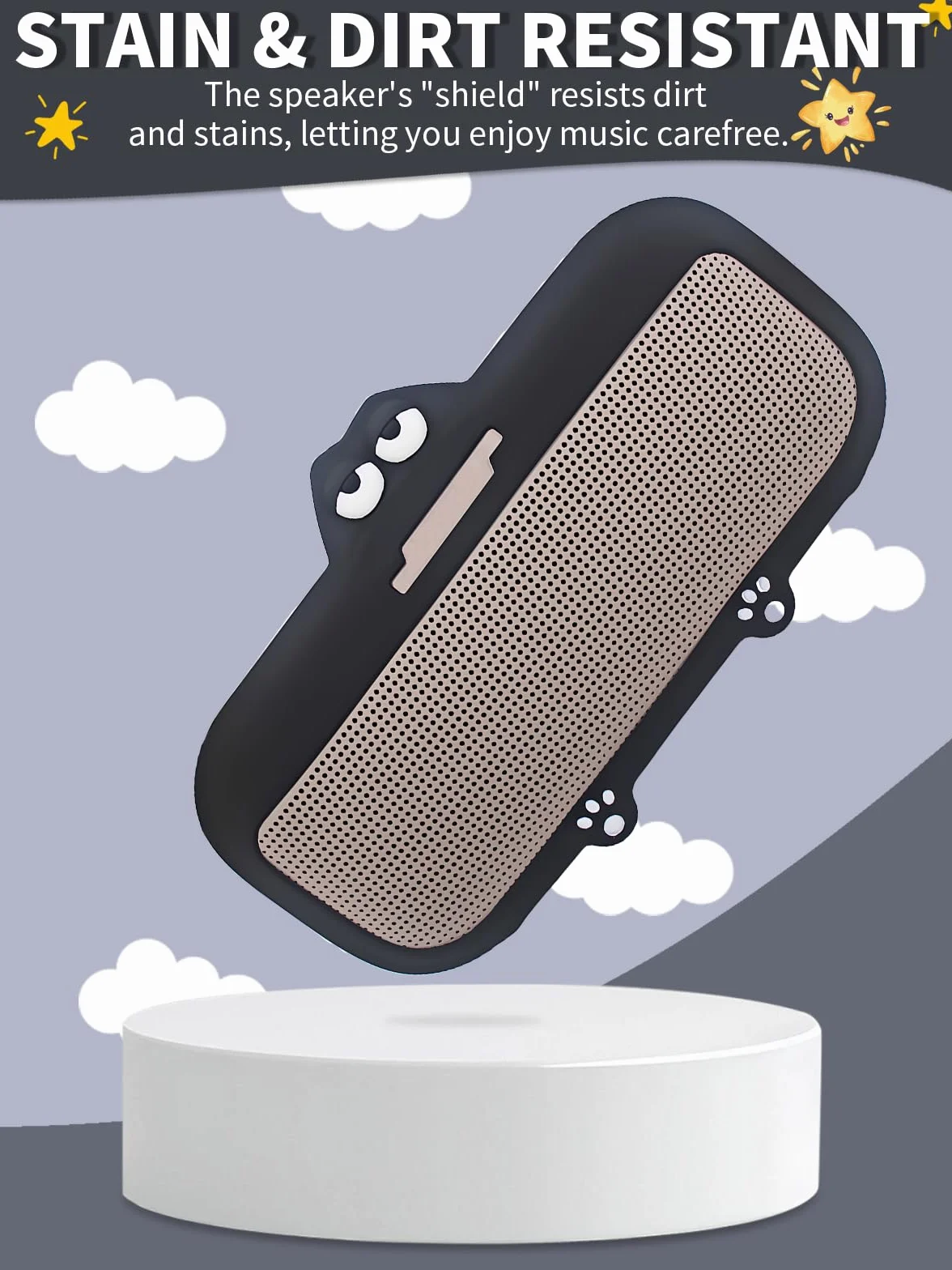Silikonowe etui do głośnika Bluetooth Bose SoundLink Flex (2. generacji), antypoślizgowe, odporne na wstrząsy i stylowe, czarne