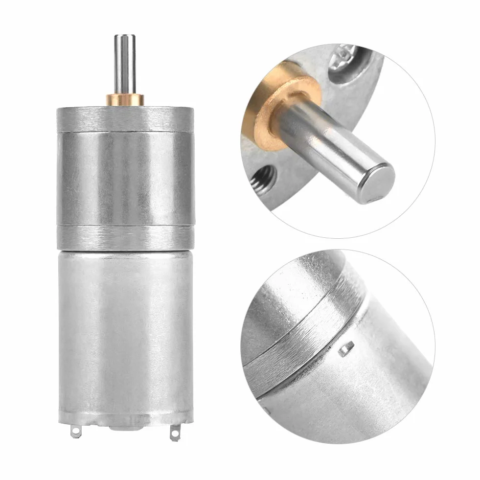 DC Silnik przekładniowy, 12V Silnik z przekładnią metalową, DC do zamka elektronicznego (12V 10rpm)
