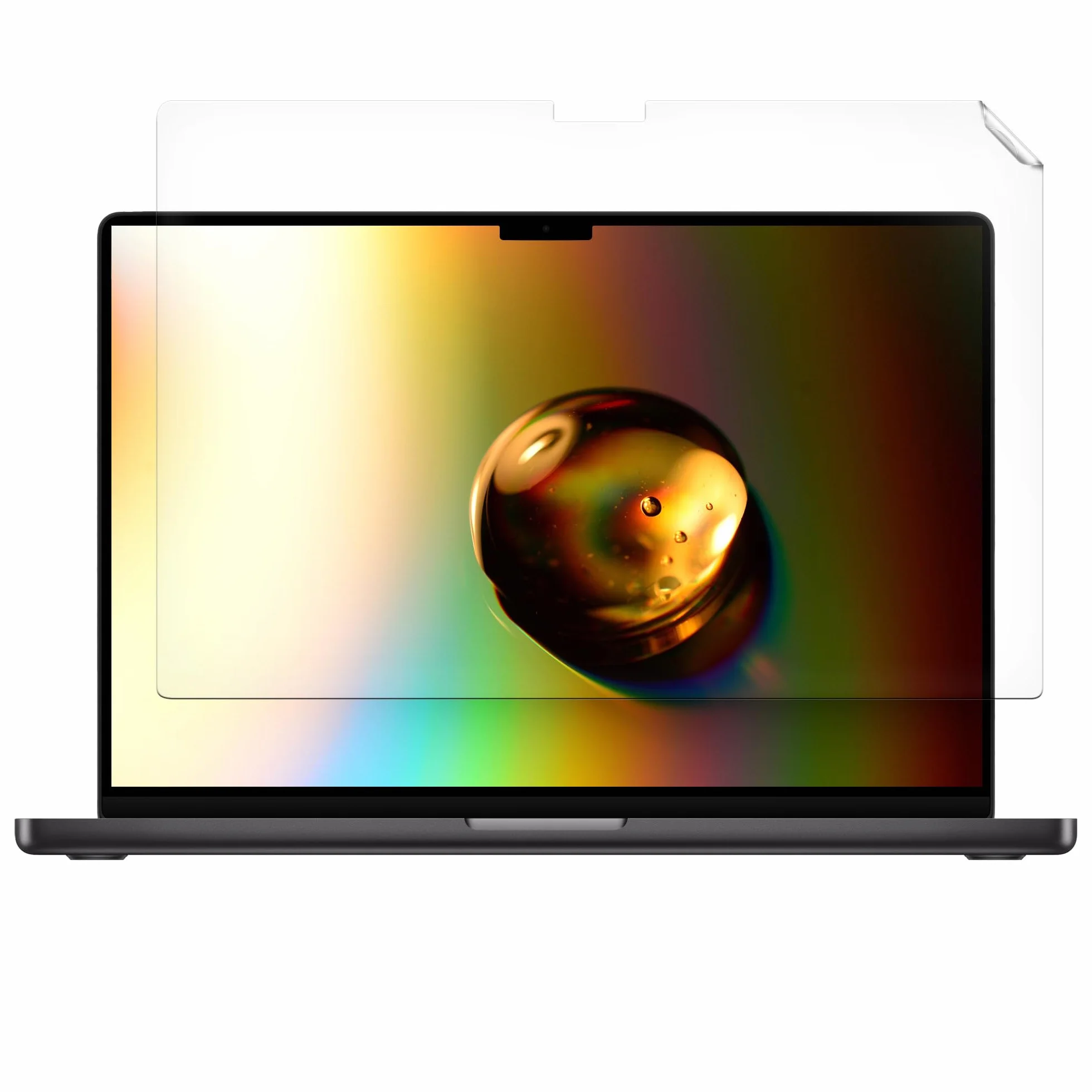 kwmobile Ochraniacz ekranu kompatybilny z Apple Macbook Pro 16,2 cala 2023 M3 A2991 - folia ochronna matowa antyodblaskowa