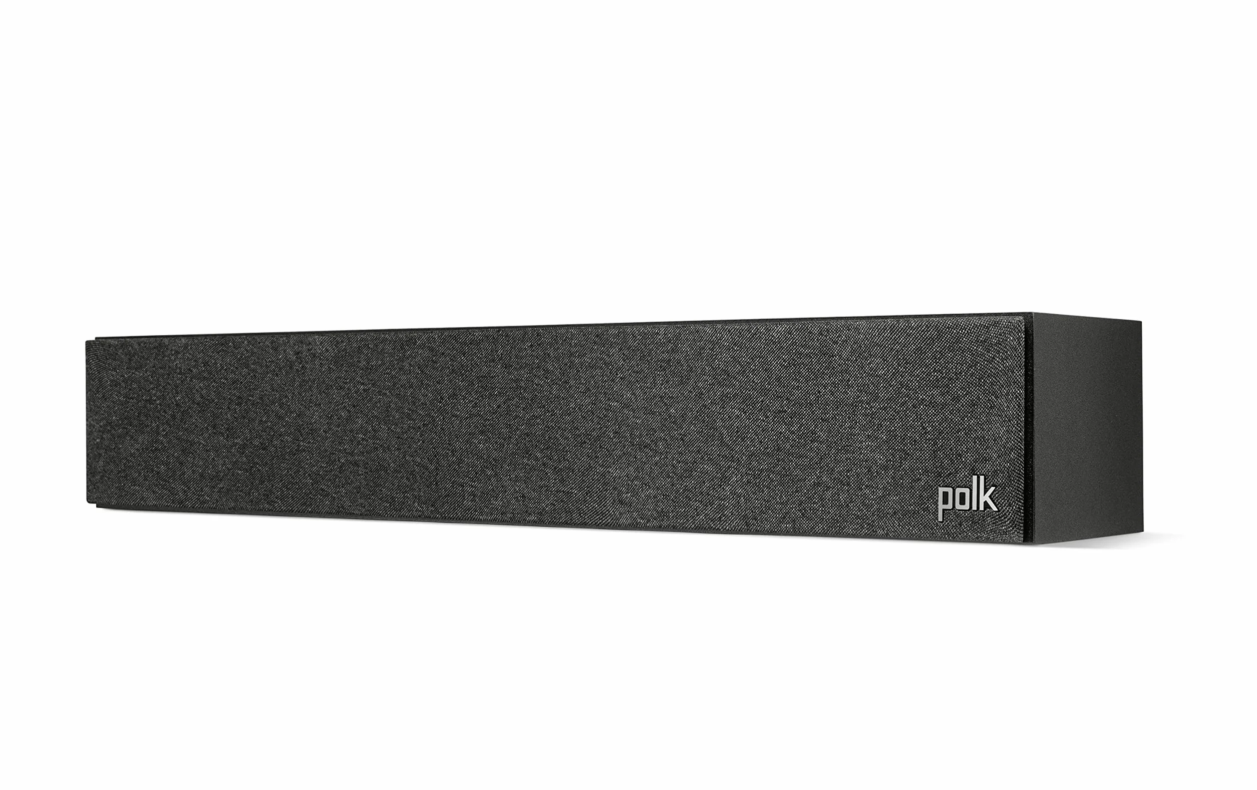 Polk Audio Monitor XT35BK smukły głośnik centralny, certyfikat Hi-Res, kompatybilny z Dolby Atmos i DTS:X (sztuka), Czarny