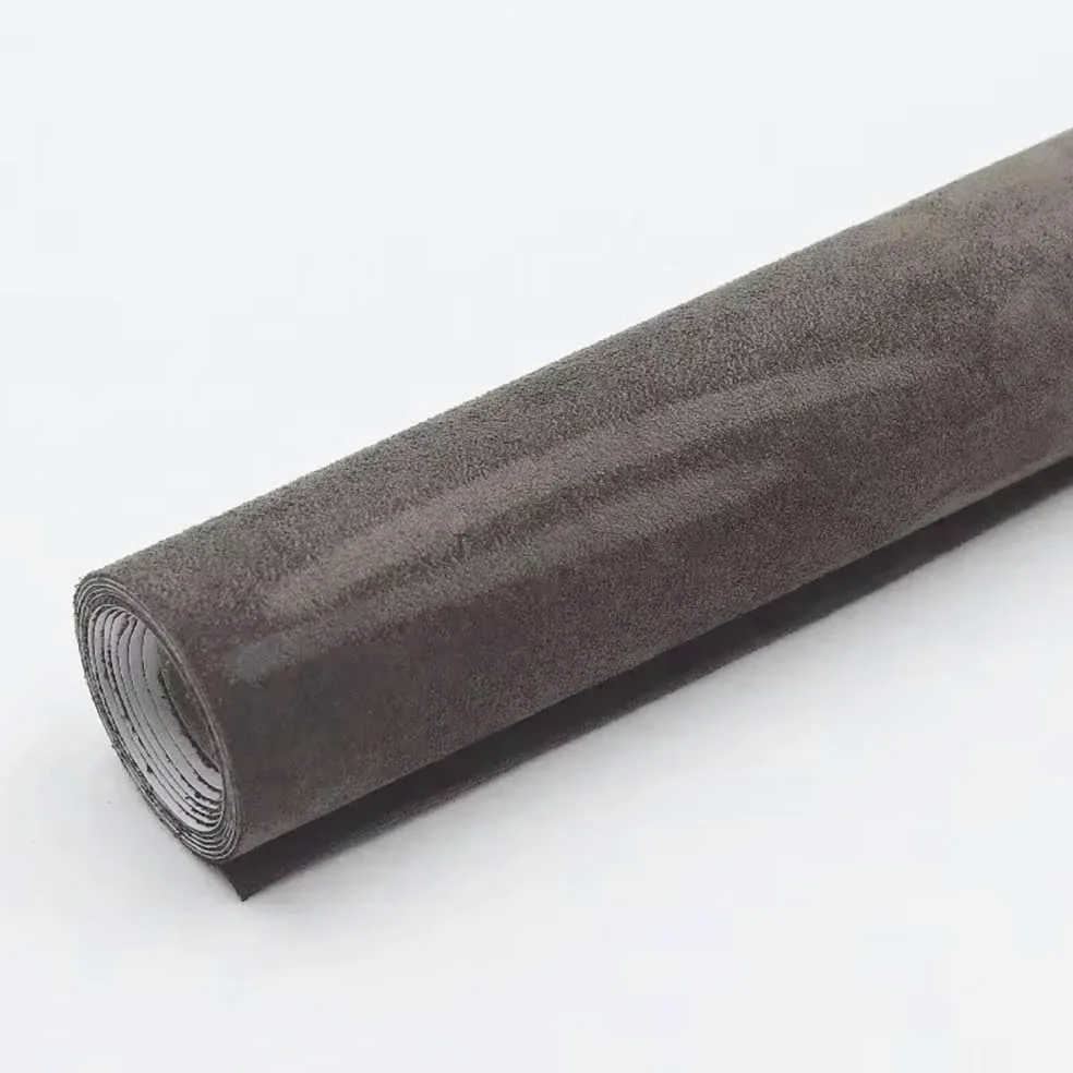 1 szt. elastyczna, zamszowa, samoprzylepna taśma naprawcza z aksamitu do wnętrz samochodowych i renowacji domów – różne rozmiary(Black-brown,50x150cm)