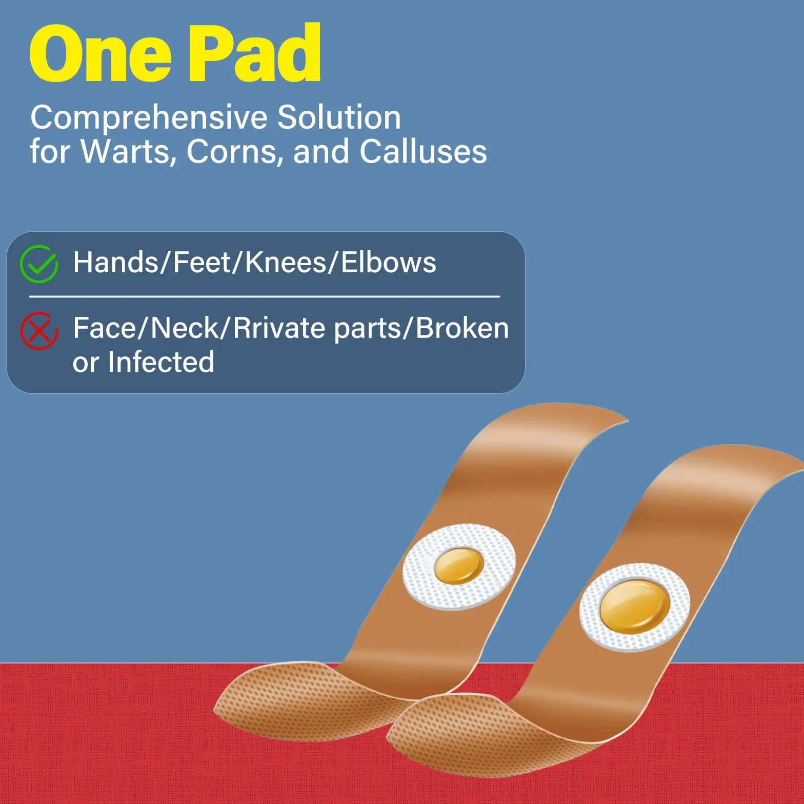 Wart Remover Pad, 10
