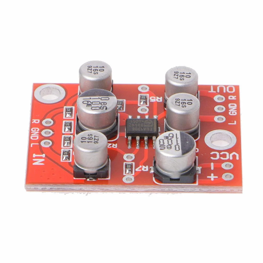 DollaTek DC 5 V-15 V 6 V 12 V AD828 OP p?yta przedwzmacniacza stereo d?wi?k modu? przedwzmacniacza