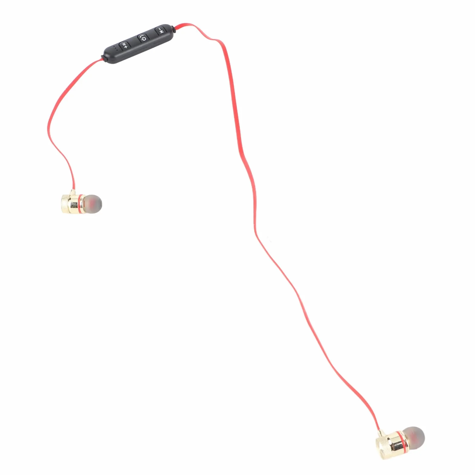 Tonysa Bluetooth słuchawki magnetyczne bezprzewodowe sportowe zestaw słuchawkowy złoty/czarny 4.1