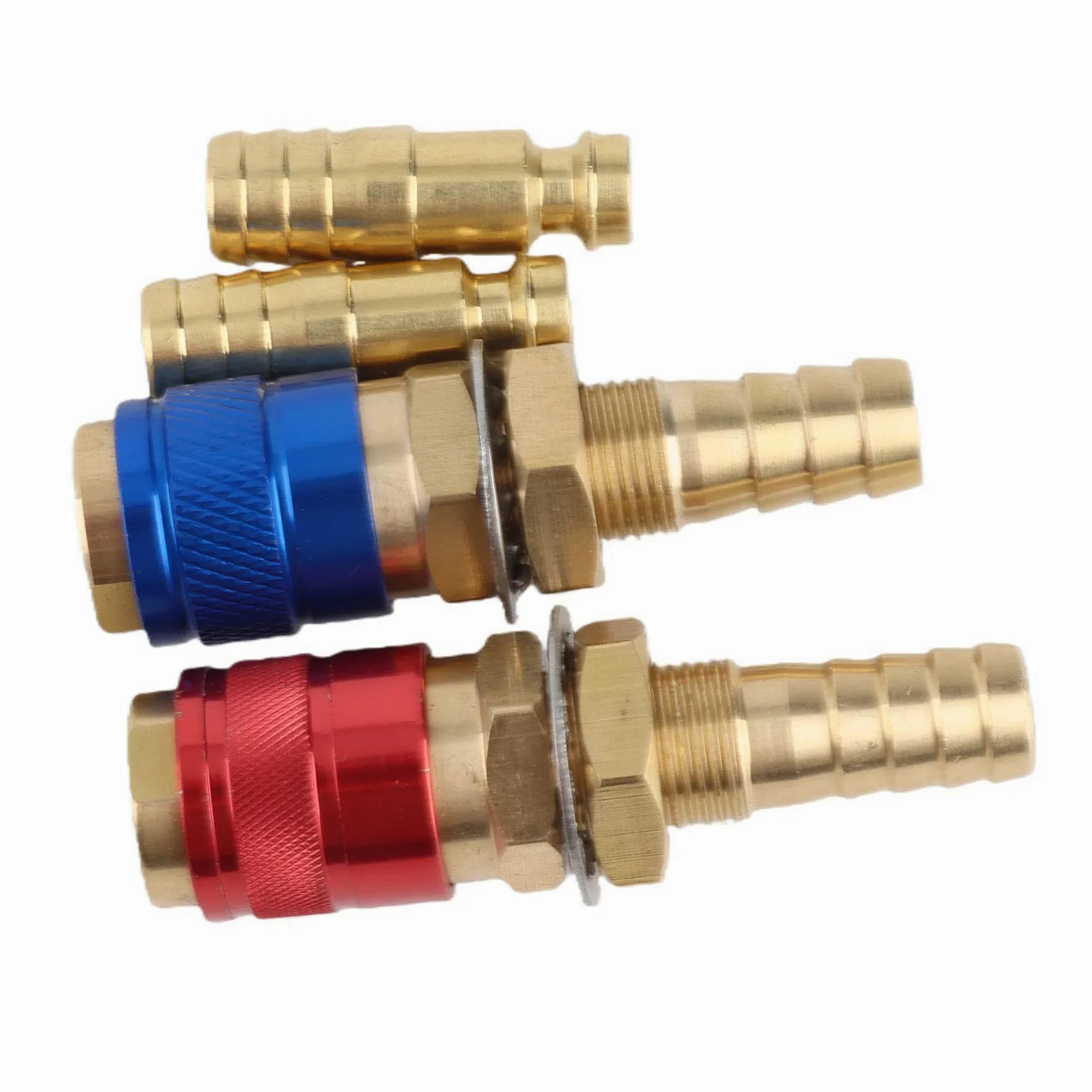SIXRUN Adapter Gazu Chłodzony wodą Mosiężne Szybkozłącze z wtyczką do Palnika Spawalniczego MIG TIG Przenośne Złącze Węża Łatwa Instalacja do Palnika PTA DB SR Naprawa i Użytkowanie w Warsztacie (10