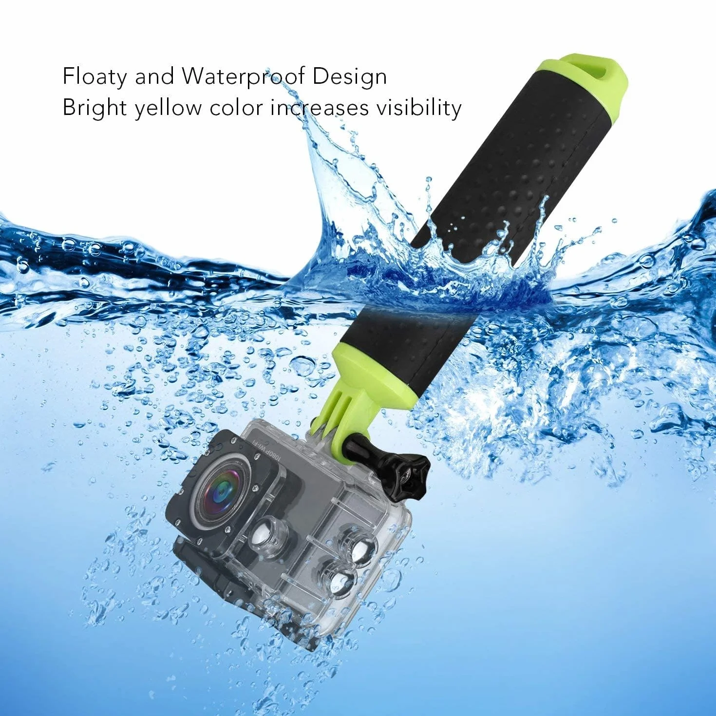 WOLFANG Action Camera -floating handle na rękę monopod ręczny floating selfie stick do kamery sportowej