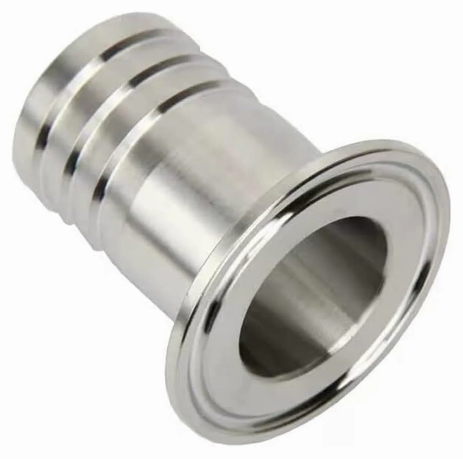 Złączka do węża sanitarnego 1 szt. 8 mm-108 mm Złączka do węża sanitarnego Tri Clamp Type Ferrule ze stali nierdzewnej SUS SS 304 do domu (rozmiar: 76 mm x tuleja 91)(51mm x Ferrule 64)