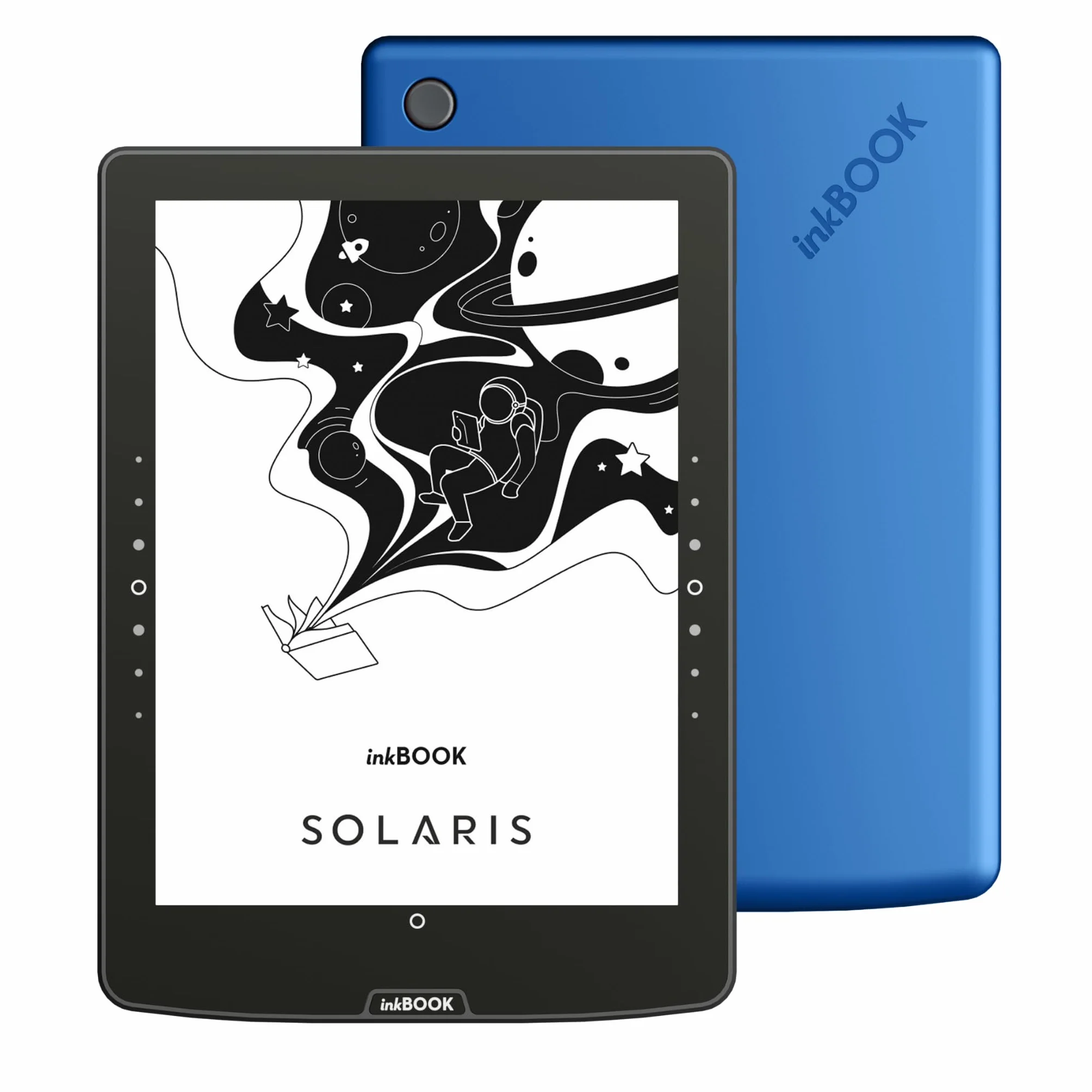 inkBOOK Solaris Blue 6" czytnik ebooków podświetlany ekran aplikacje Kindle Legimi Empik Go Wattpad audiobooki TTS bez reklam polskie menu