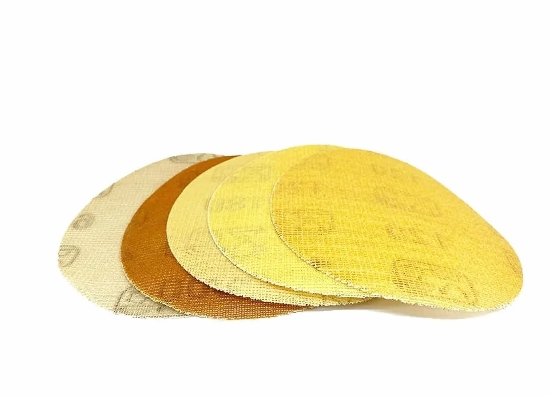 Tarcze szlifierskie z siatką 125 mm — 5-calowe podkładki szlifierskie z haczykiem i pętelką do szlifowania bezpyłowego(180grit 50pcs)