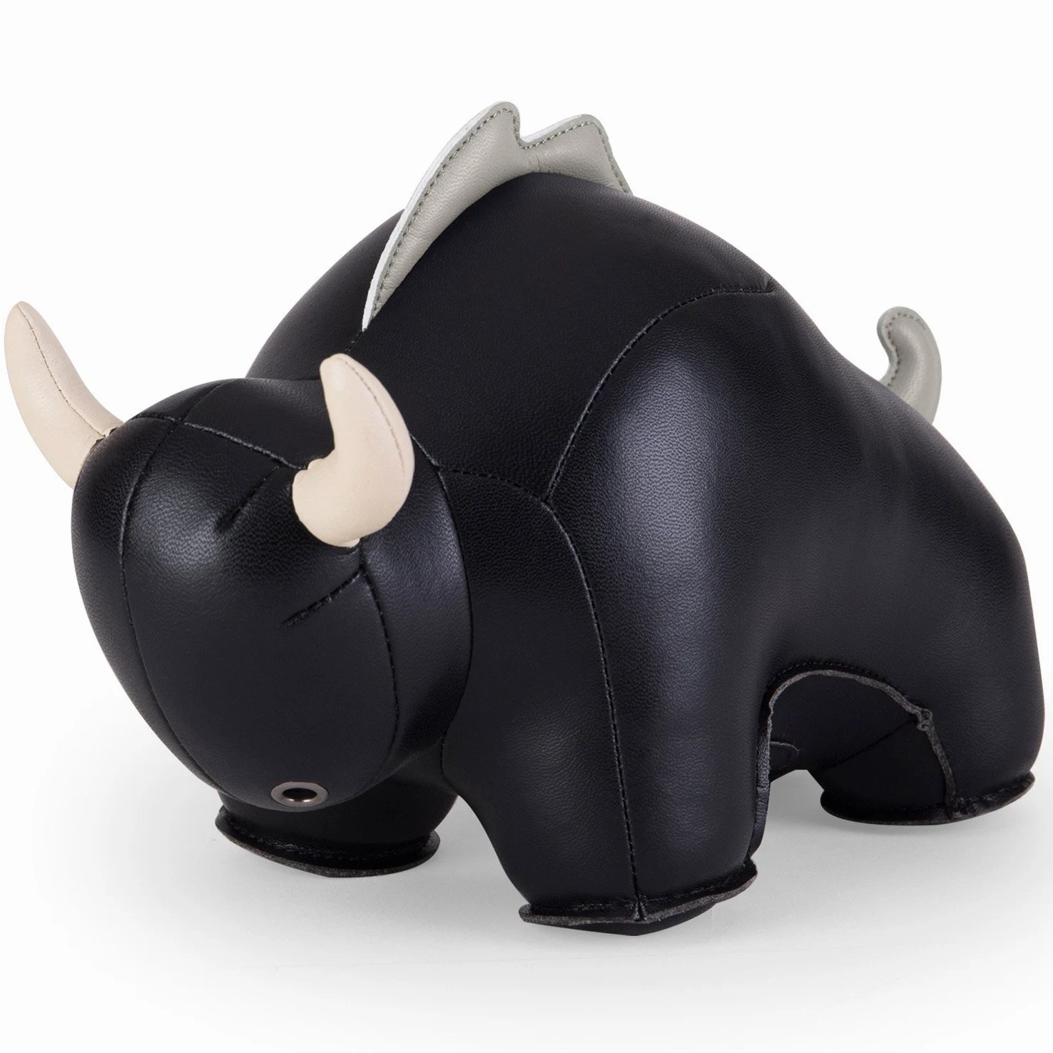 Stier Bullo stoper do książek i drzwi czarny/kremowy