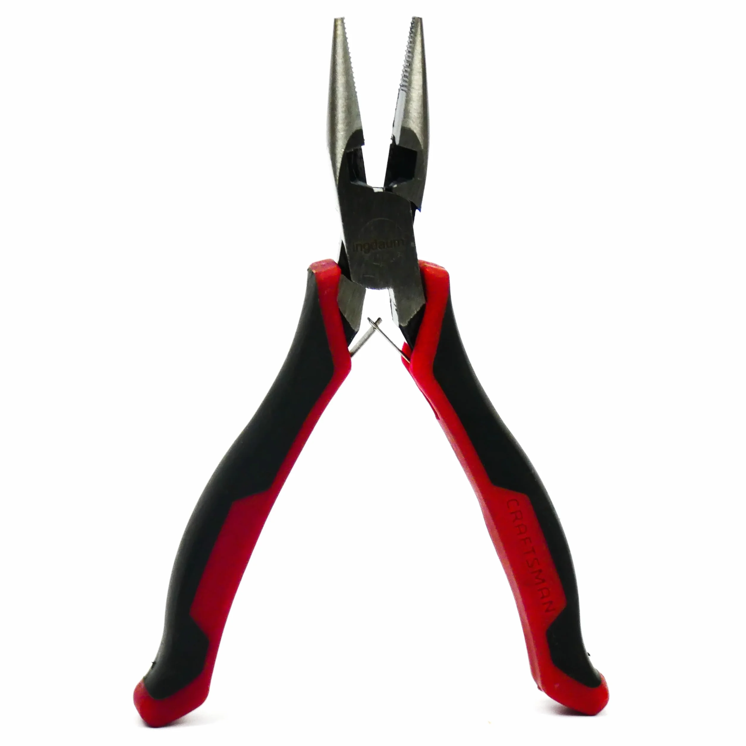 Szczypce spiczaste, proste, 4 cale/ok. 100 mm płaskie szczypce okrągłe, stal węglowa, polerowane, do bezpiecznego wprowadzania, zginania i cięcia żył i drutów (szczypce ze szpiczastymi