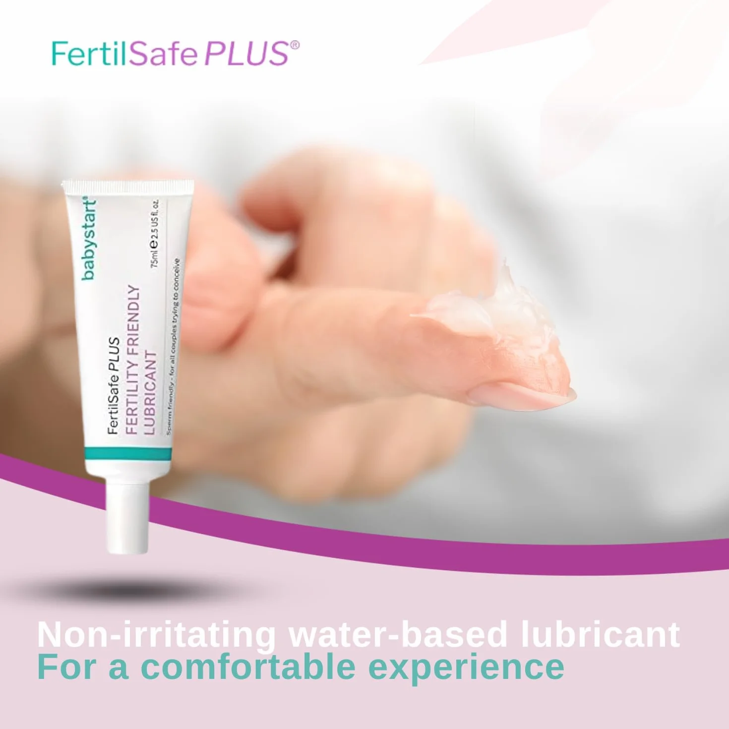 FertilSafe Plus - lubrykant do płodności 75 ml, 2 aplikatory, naturalny, bez parabenów