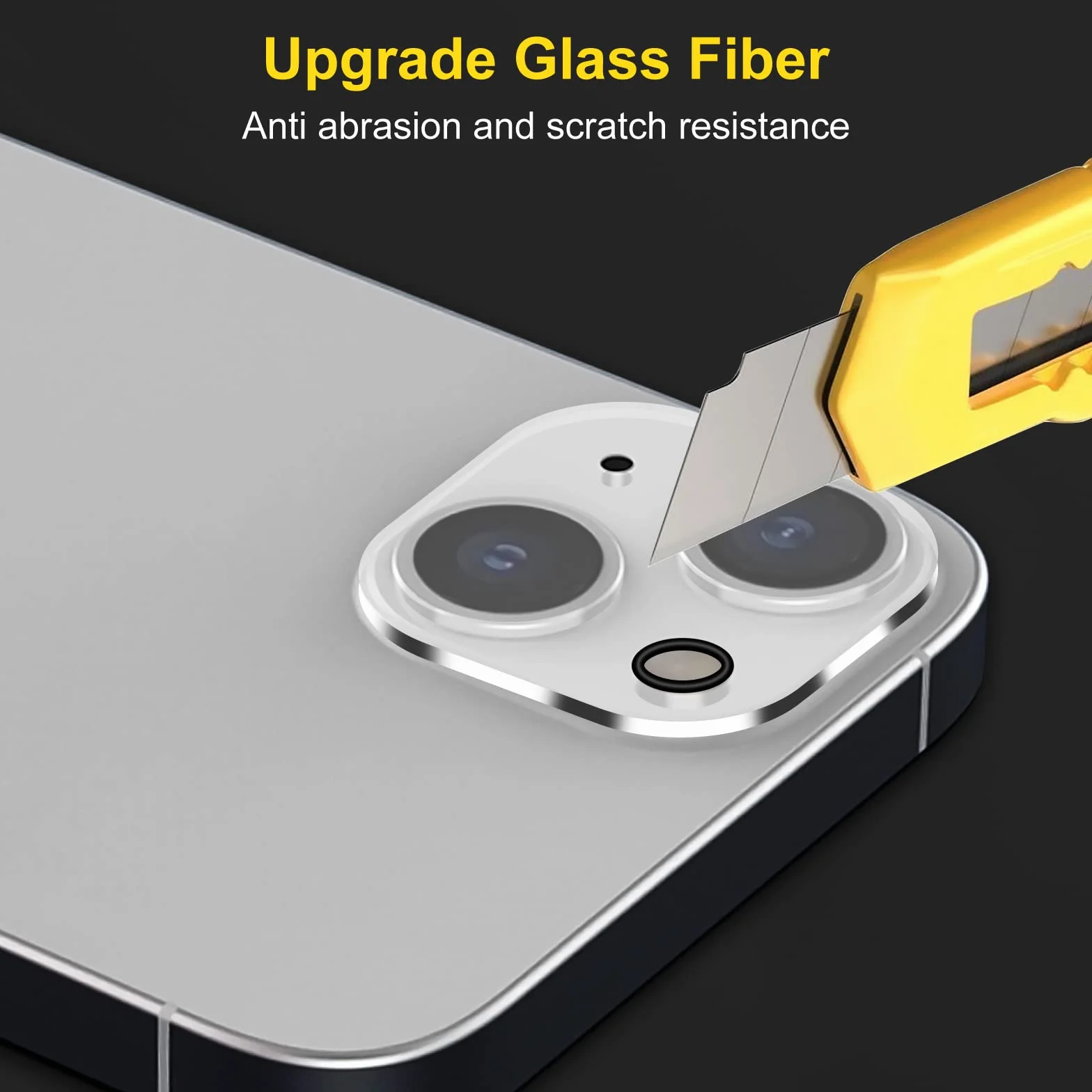 Osłona obiektywu aparatu iPhone 13 6.1" i 13 mini 5.4" HD Przezroczysta Antyrysunkowa 3 sztuki
