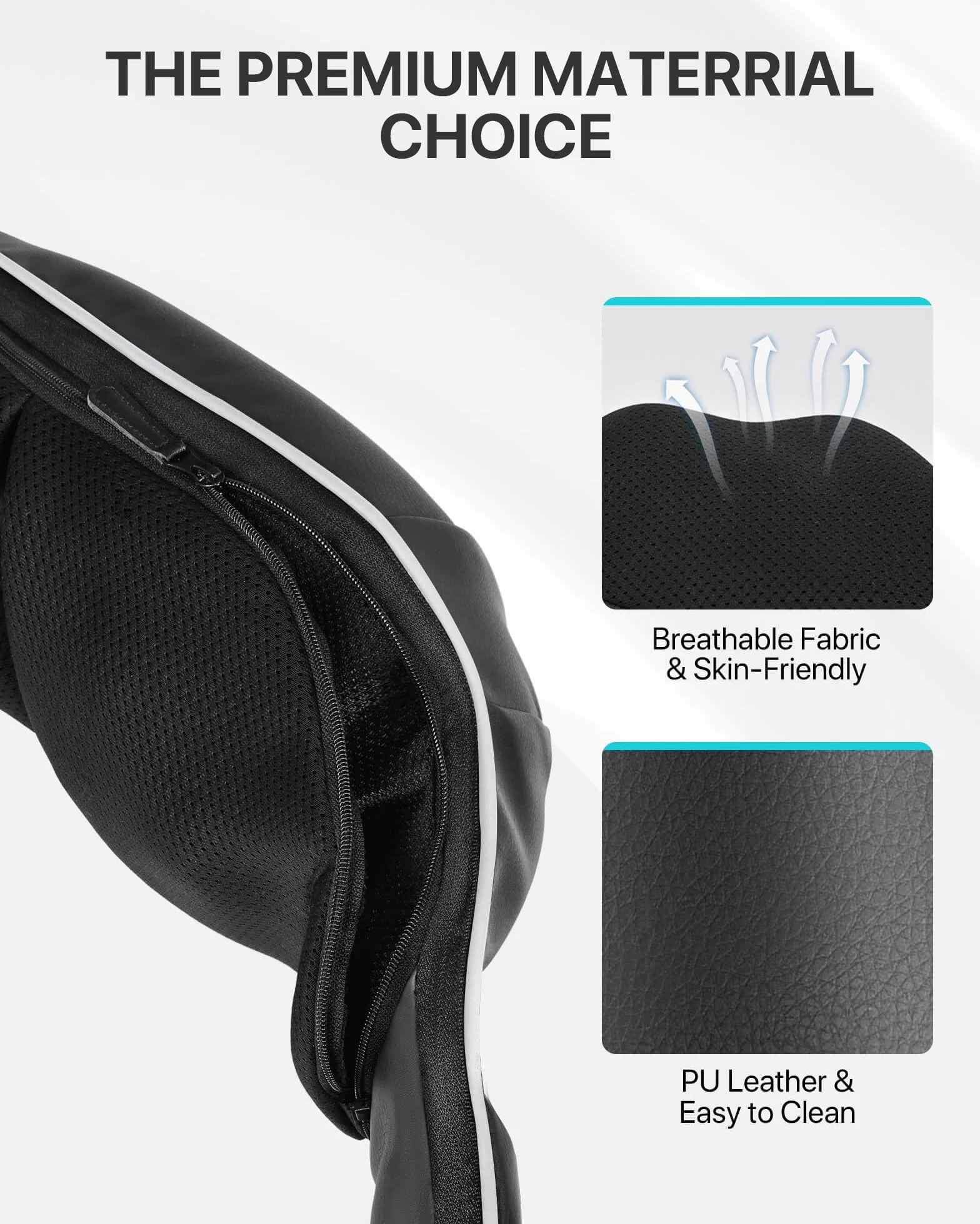 Masażer karku z ciepłem, 3D Neck Masażer Shiatsu do masażu pleców, ramion, prezent dla kobiet i mężczyzn, urządzenie do masażu pleców dla taty i mamy