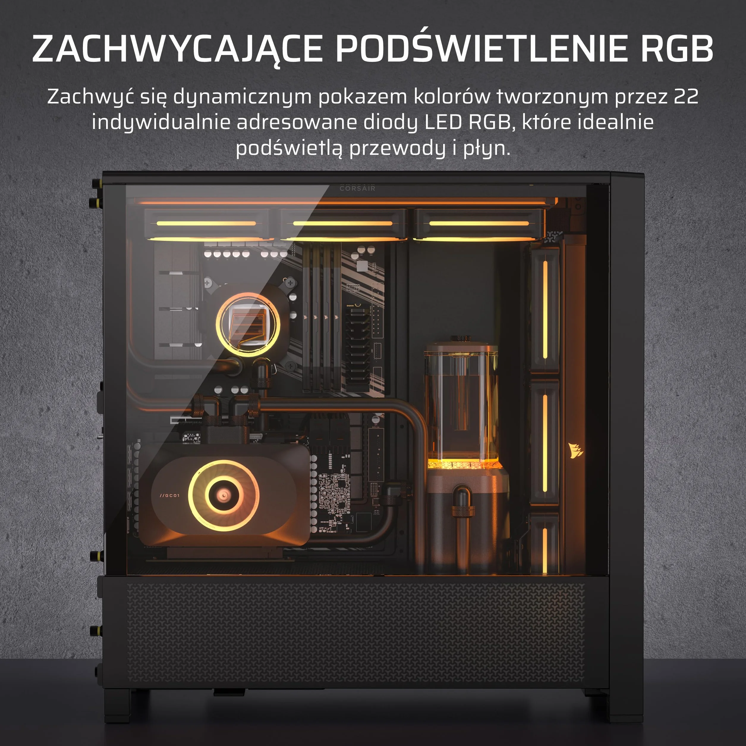 CORSAIR iCUE LINK XD6 RGB ELITE Pompa Zbiornik FlowDrive Max 440 ml Stealth Grey