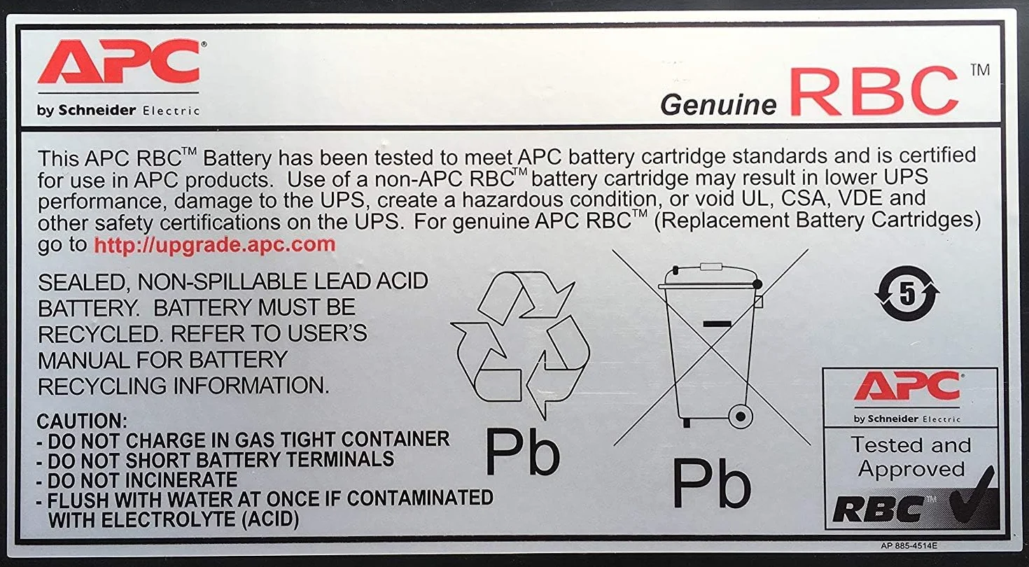 APC RBC55