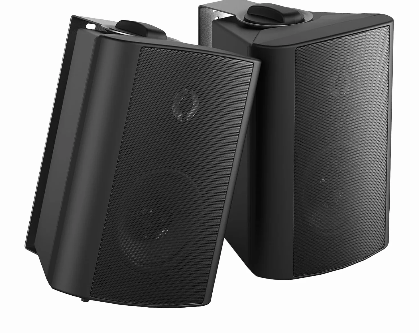 Herdio 4 cale 200 W zewnętrzne głośniki Bluetooth wodoodporne, głośniki do montażu na ścianie z potężnym basem do domu ogrodu patio wewnątrz
