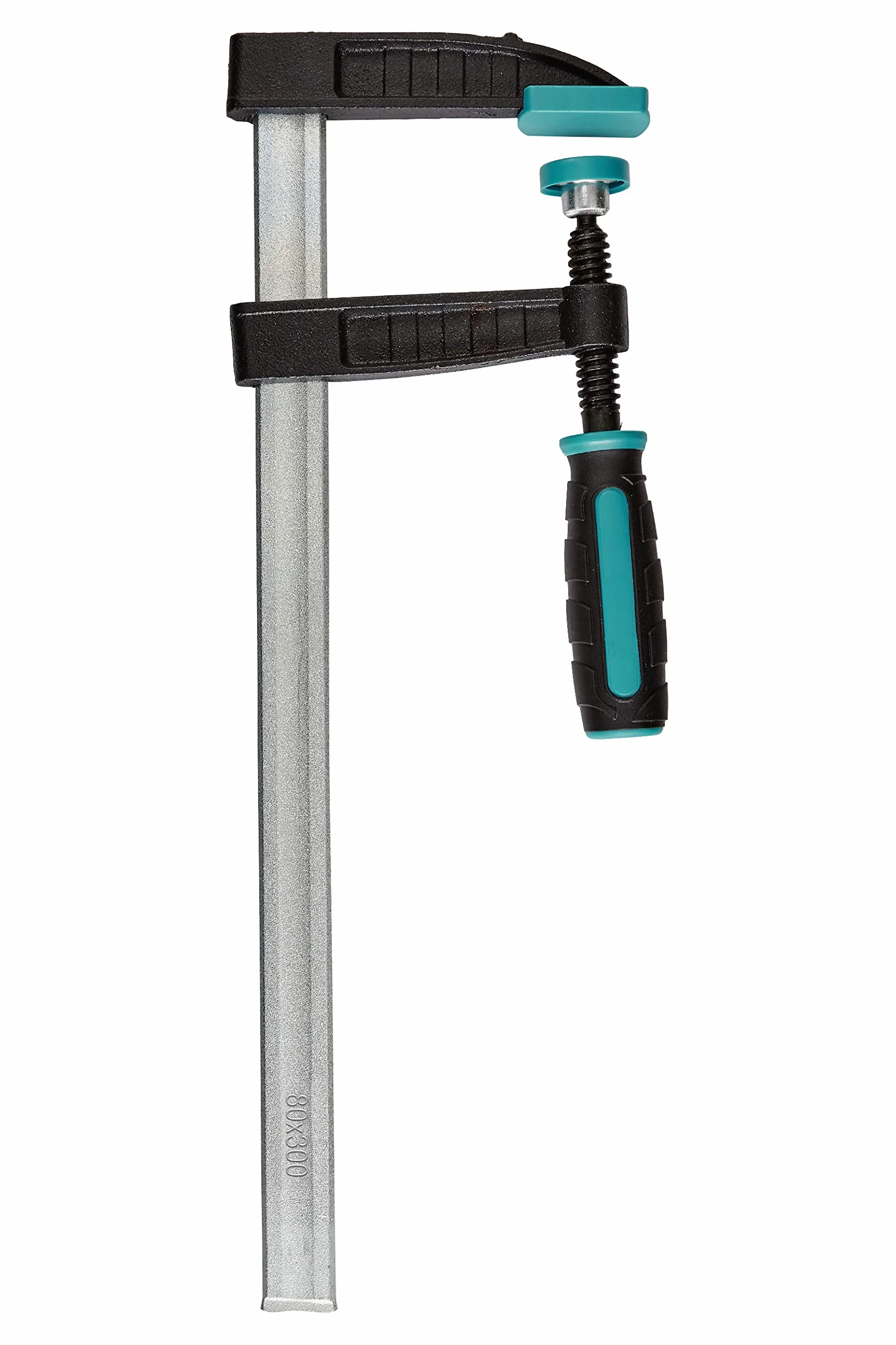 wolfcraft Ścisk śrubowy SC 80 mm x 300 mm I 3059000 I Dobry model początkowy ze znakomitym stosunkiem jakości do ceny