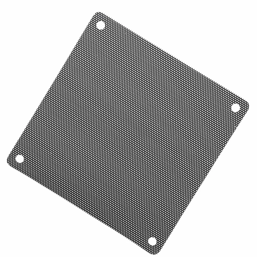 ASHATA Filtr przeciwpyłowy wentylatora PC 120mm 12x12 cm 5 szt. Czarny