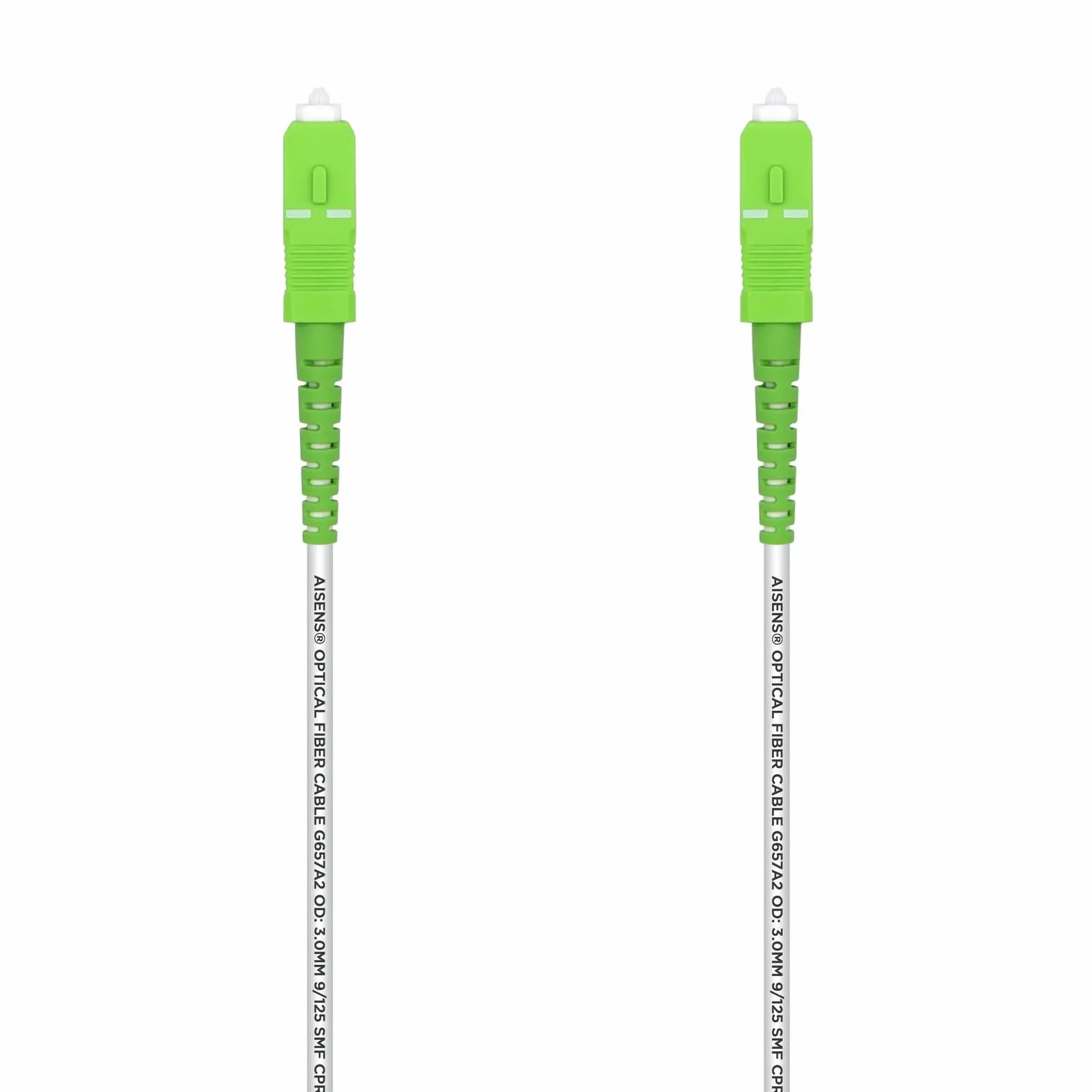AISENS A152-0494 Kabel światłowodowy G657A2 9/125 SMF simplex SC/APC-SC/APC 2.0m