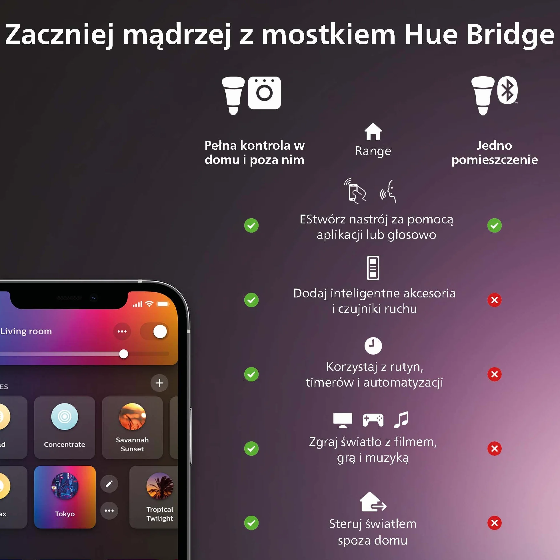 Phlips Hue Raven Czujnik kontaktu czarny